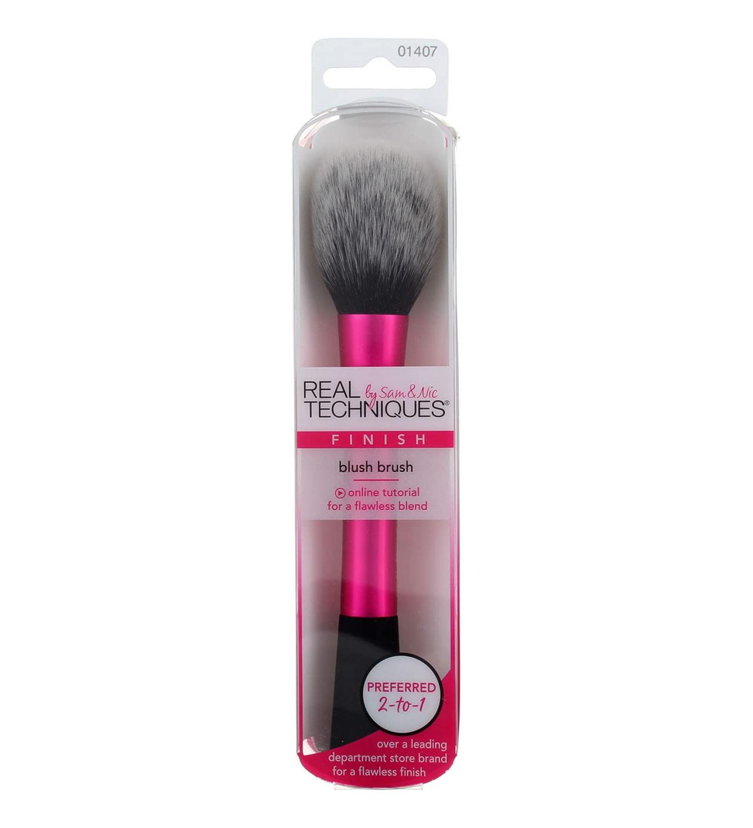 Real Techniques Blush Brush - Professional Colour Powder Blending Brocha Para Maquillaje - Buy Online on SooperMarket.com