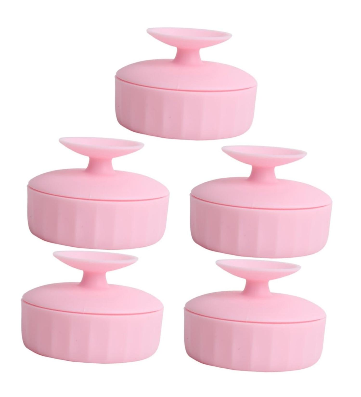 Beavorty 5pcs Makeup Brush Cleaning Box makeup brush cleaner machine makeup brush dry sponge makeup brush cleaner brush bowl brush cleaning mat carpet foldable Silica gel - Buy Online on SooperMarket.com