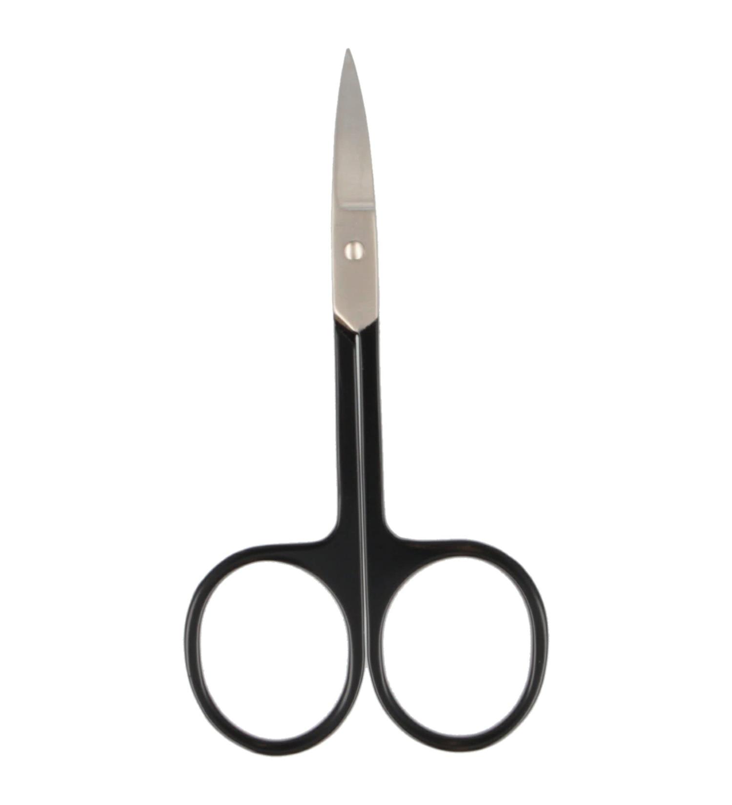 Parsa Beauty Lov.U Nail Scissors - Precision Stainless Steel Nail Cutter for Fingernails & Toenails (Black) - Bent Design for Optimal Use - Buy Online on SooperMarket.com