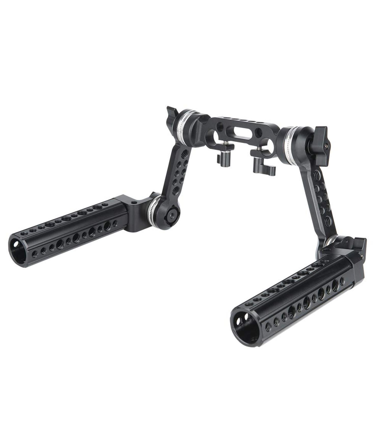 NICEYRIG Rosette Handle Kit with Extension Arm for 15mm DSLR Shoulder Pad Rig System - M6 Threaded - Buy Online on SooperMarket.com