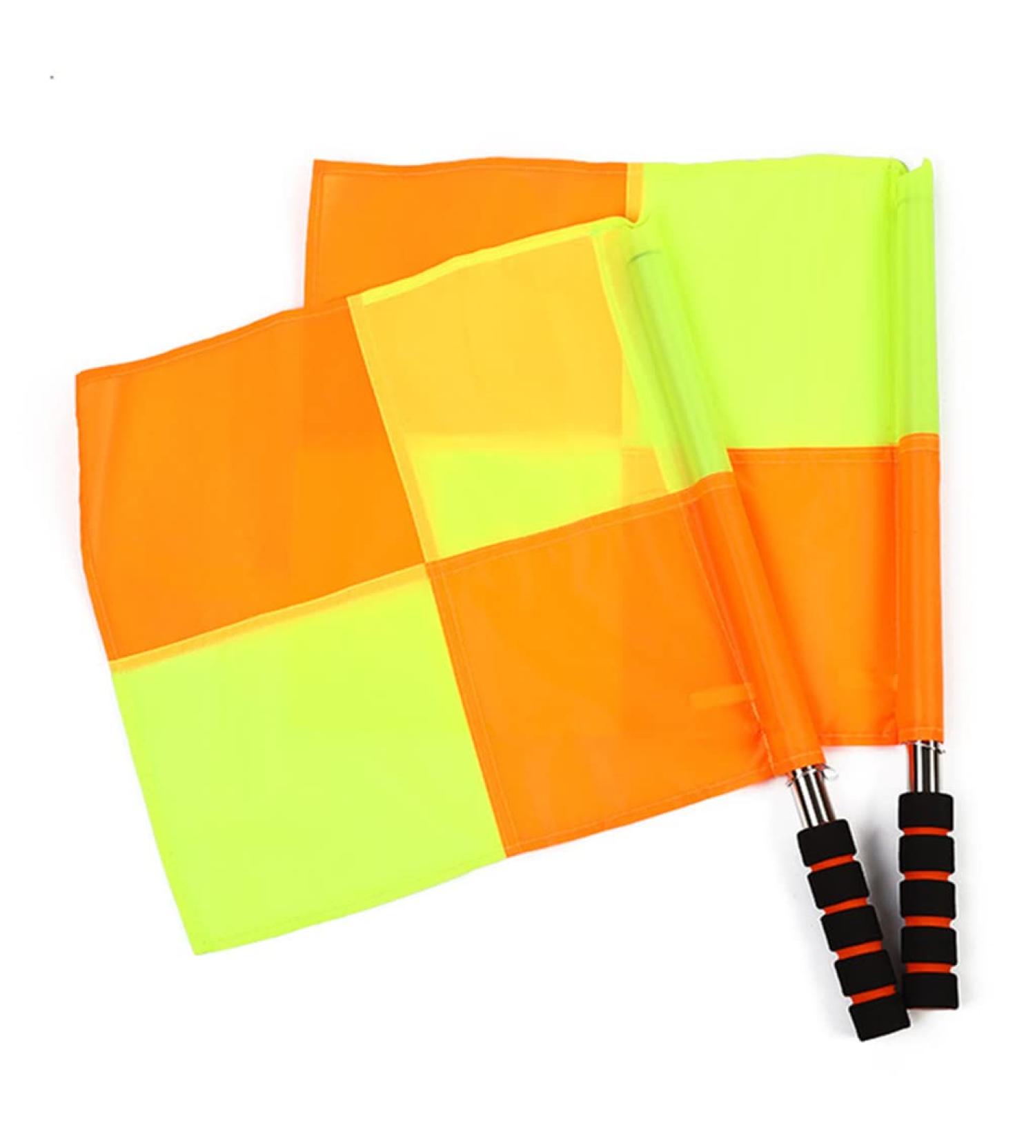 DreamHigh Soccer Side Referee Offside Flags - 2pcs (Big Square, 14x14) - Buy Online on SooperMarket.com