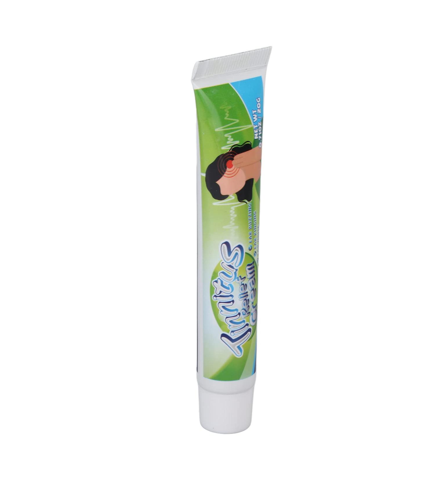 Tinnitus Relief Cream 0.7oz - Mild Ear Ringing Treatment for Men and Women | Health Care Solution for Hearing Loss - Buy Online on SooperMarket.com