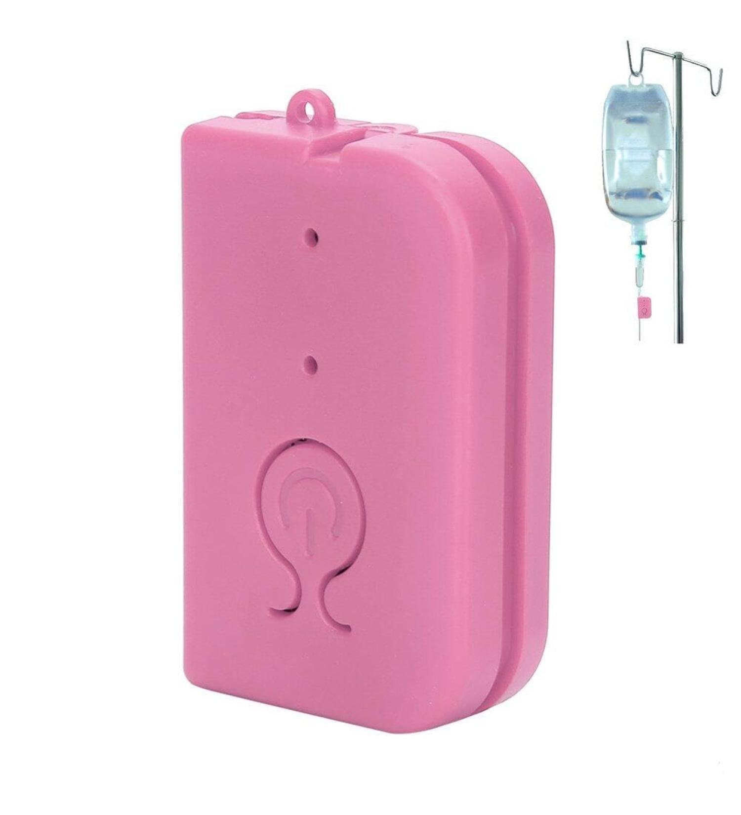 Infusion Fluid Reminder Sensor Automatic Sound Alarm Rechargeable Care Device Automatic Drip-Feeding Sound Alarm Care Tool Pink - Buy Online on SooperMarket.com