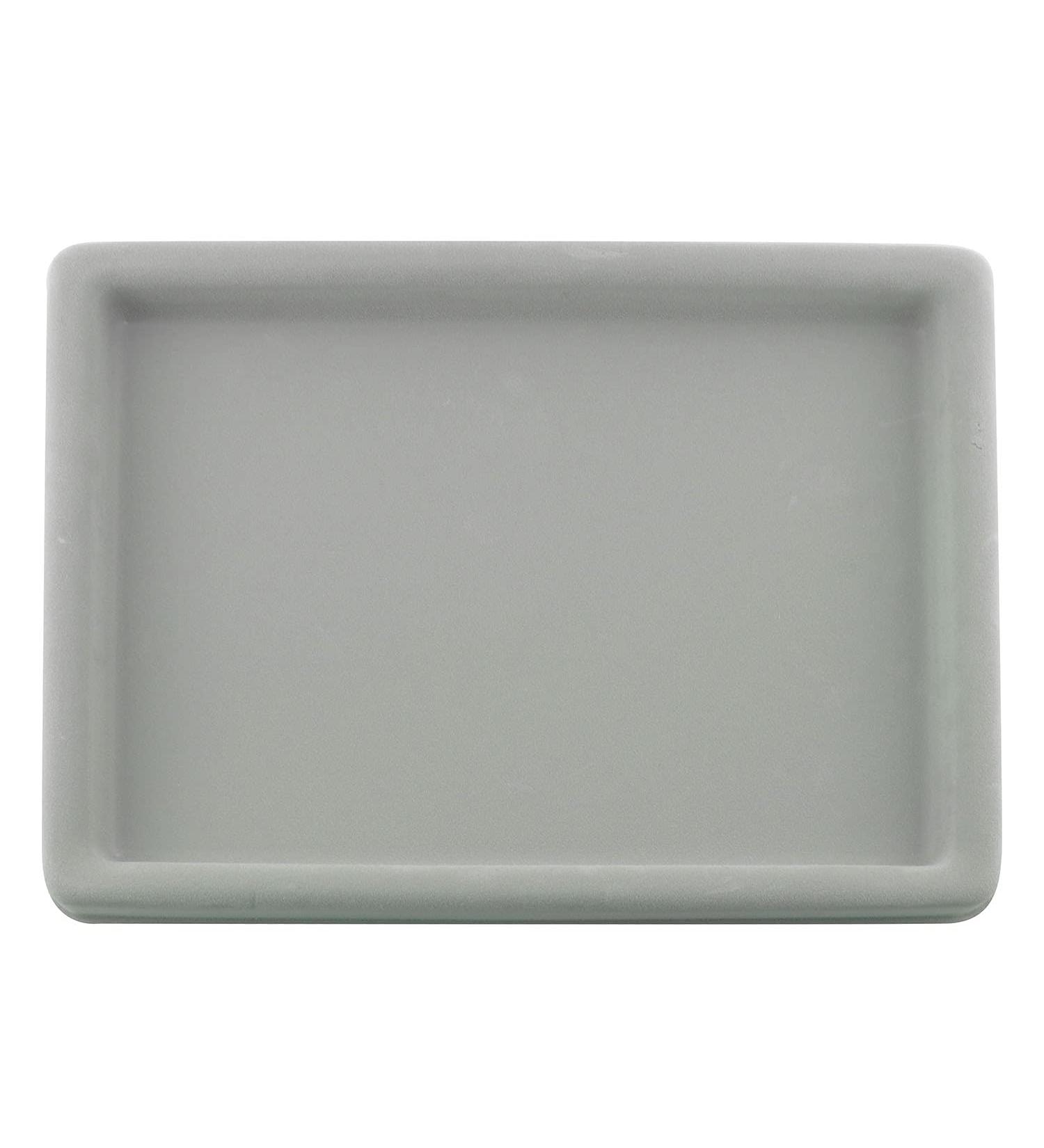 Tegg Bead Design Board 26.5x20x2cm - Gray Flocked Jewelry Organizer Tray for DIY Necklace Bracelet Making - Craft Design Board for Jewelry Makers - Buy Online on SooperMarket.com