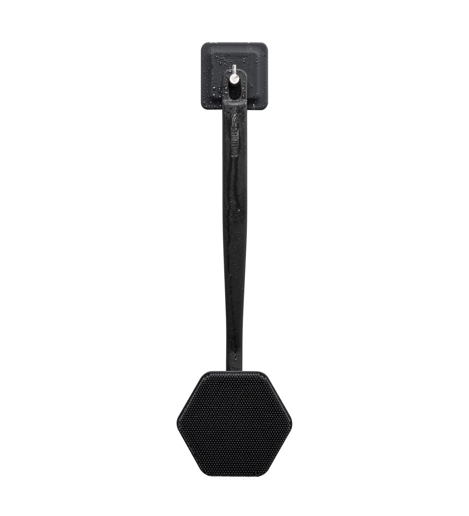 Tooletries Silicone Back Scrubber with Long Handle + Reusable Hook - Charcoal - Buy Online on SooperMarket.com