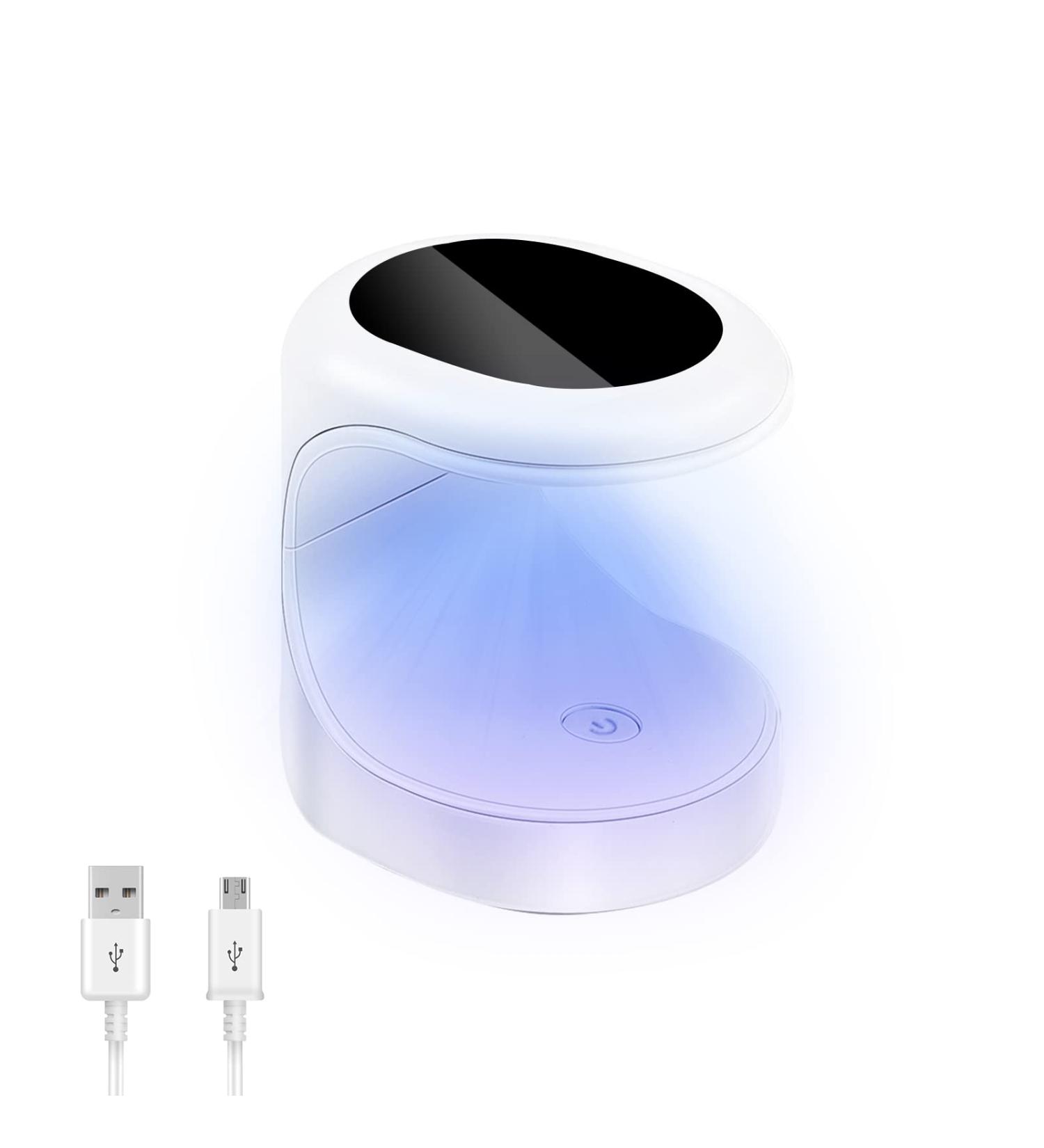 Mini LED UV Nail Dryer | Portable 16W USB Nail Lamp for Gel Nails & Manicure Tools - Black - Buy Online on SooperMarket.com