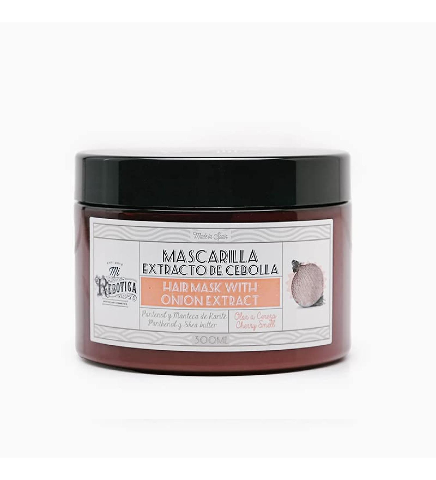 Mi Rebetica Hair Mask with Natural Onion Extract | Nourishing Repair Formula with Panthenol & Shea Butter for Healthy Hair - Buy Online on SooperMarket.com
