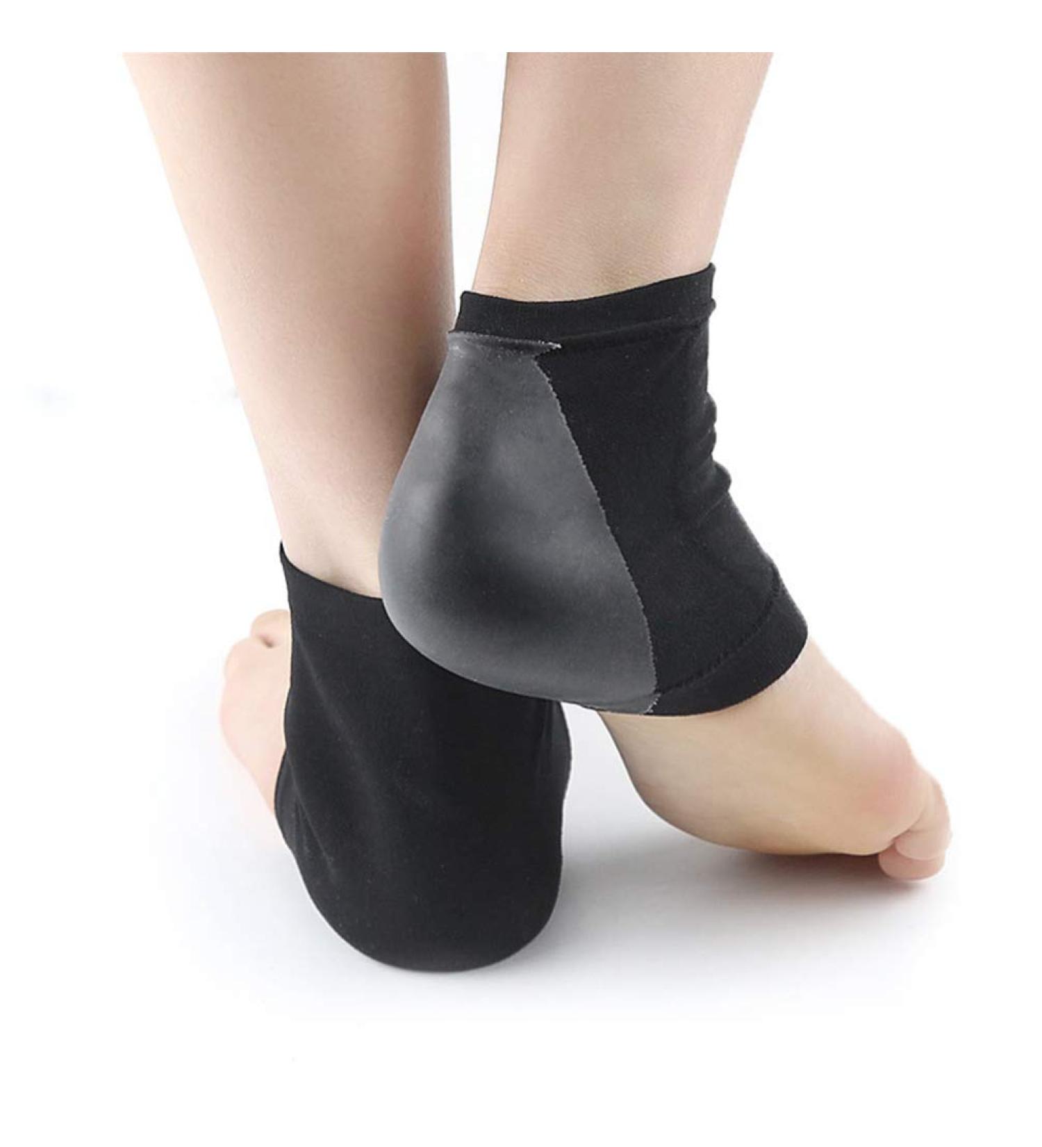 Shop Heel Pillow Footstulp Socks Silicone Gel Open Toe Sleeves for Cracked Skin | Men & Women - Buy Online on SooperMarket.com
