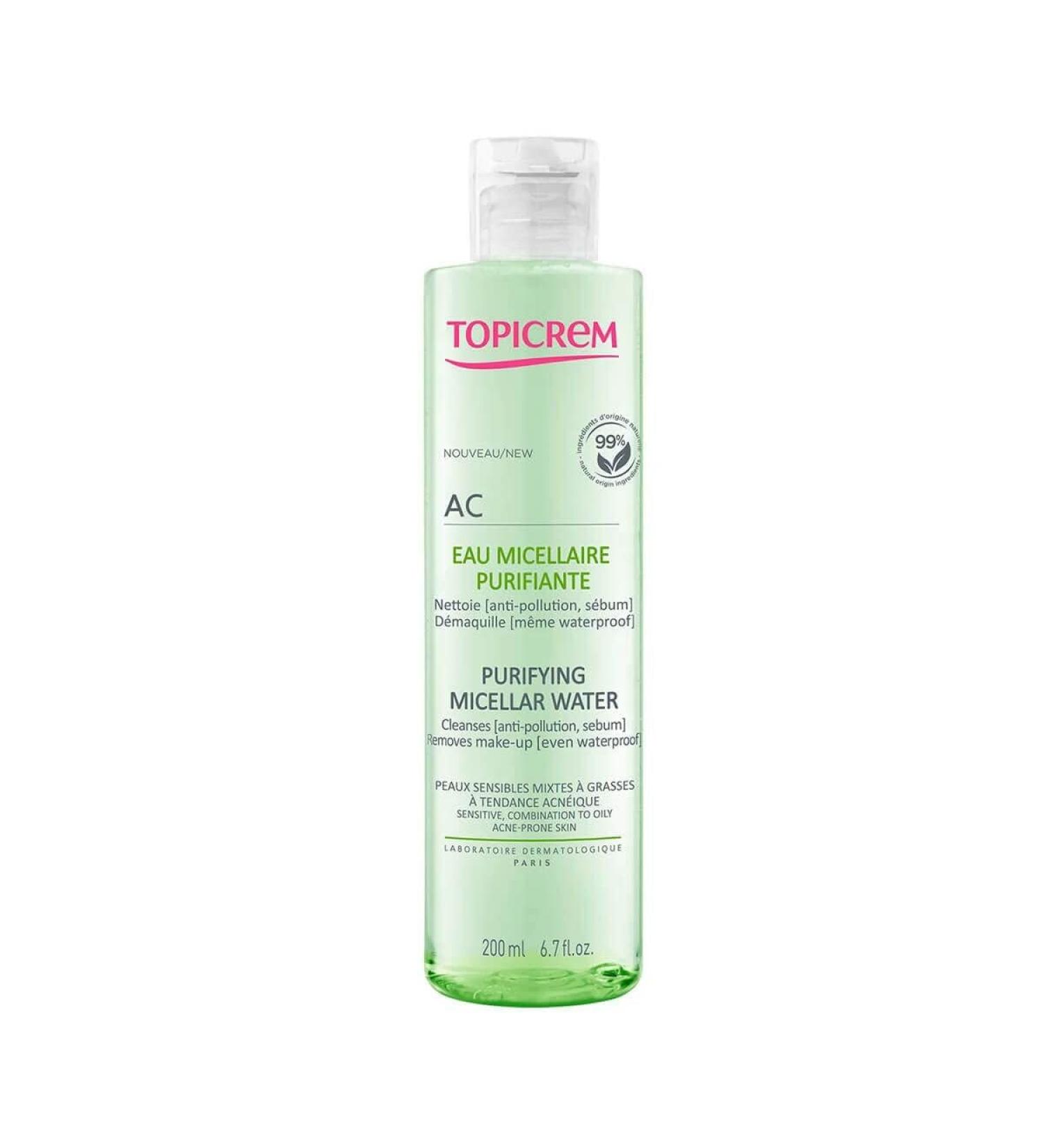 Topicrem AC Control Purifying Micellar Water 200ml