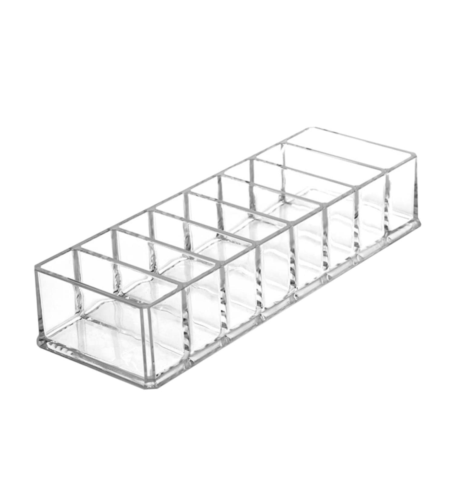 Baluue Box Makeup Storage Box Makeup Organzier Eye Shadow Holder Cosmetics Rack Cosmetic Rack Blush - Buy Online on SooperMarket.com