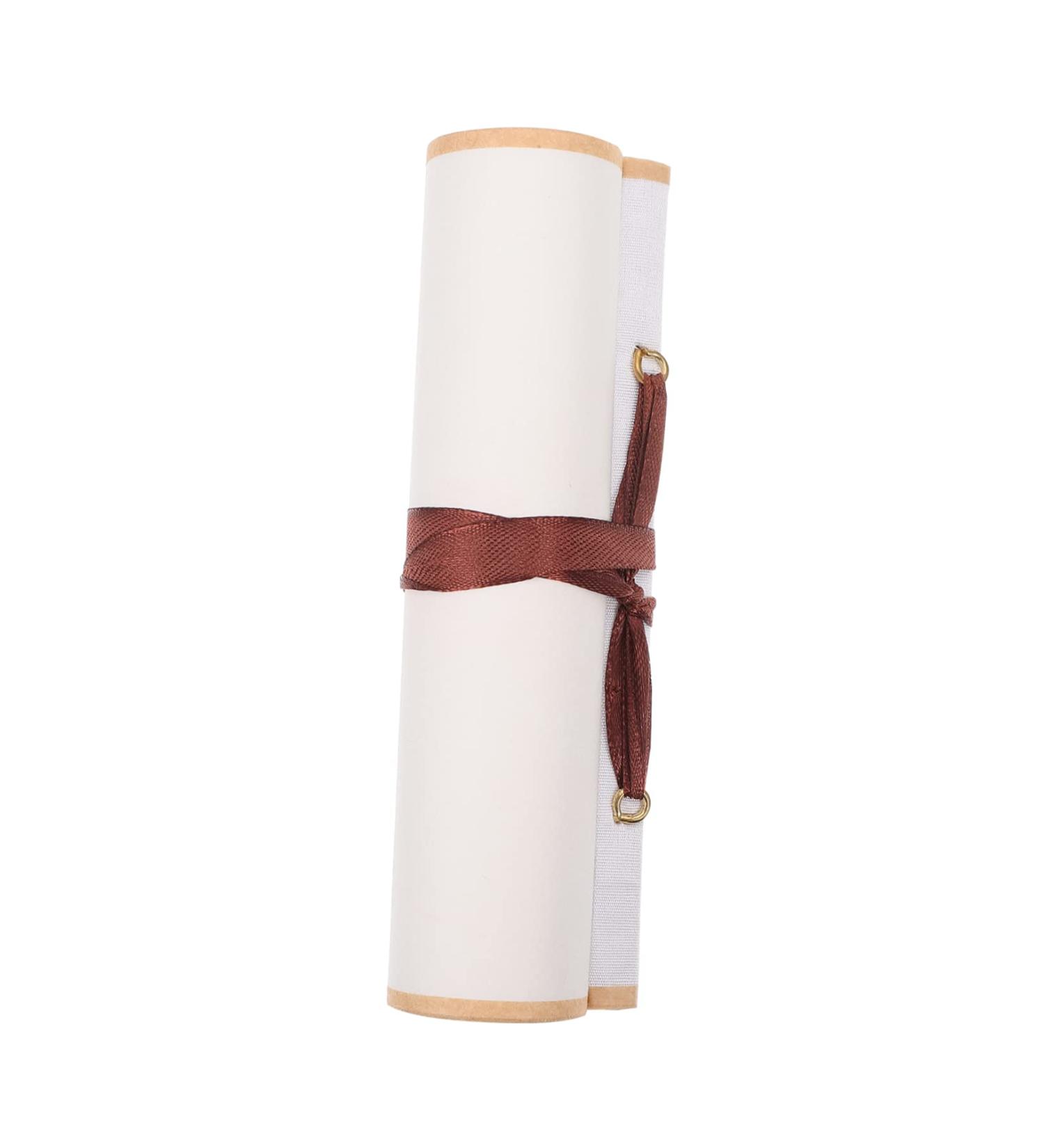 Operitacx 1pc Rice Paper Hanging Shaft Calligraphy Blank Chinese Scroll Chinese Scroll Paper Child Paint Batik - Buy Online on SooperMarket.com