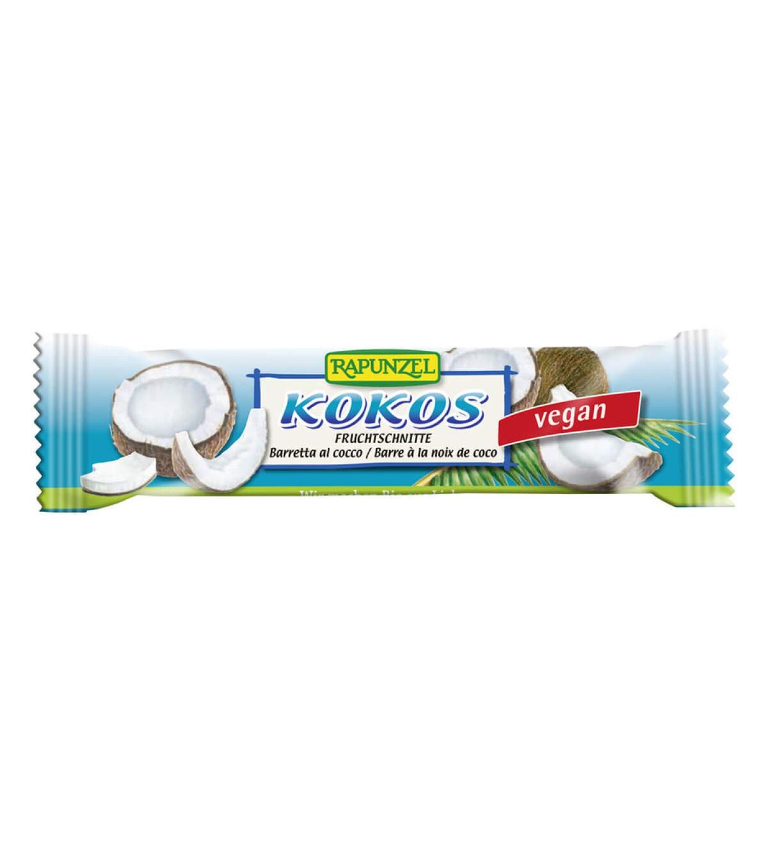 Rapunzel - Fruit Slices Coconut - 40 g - Pack of 25