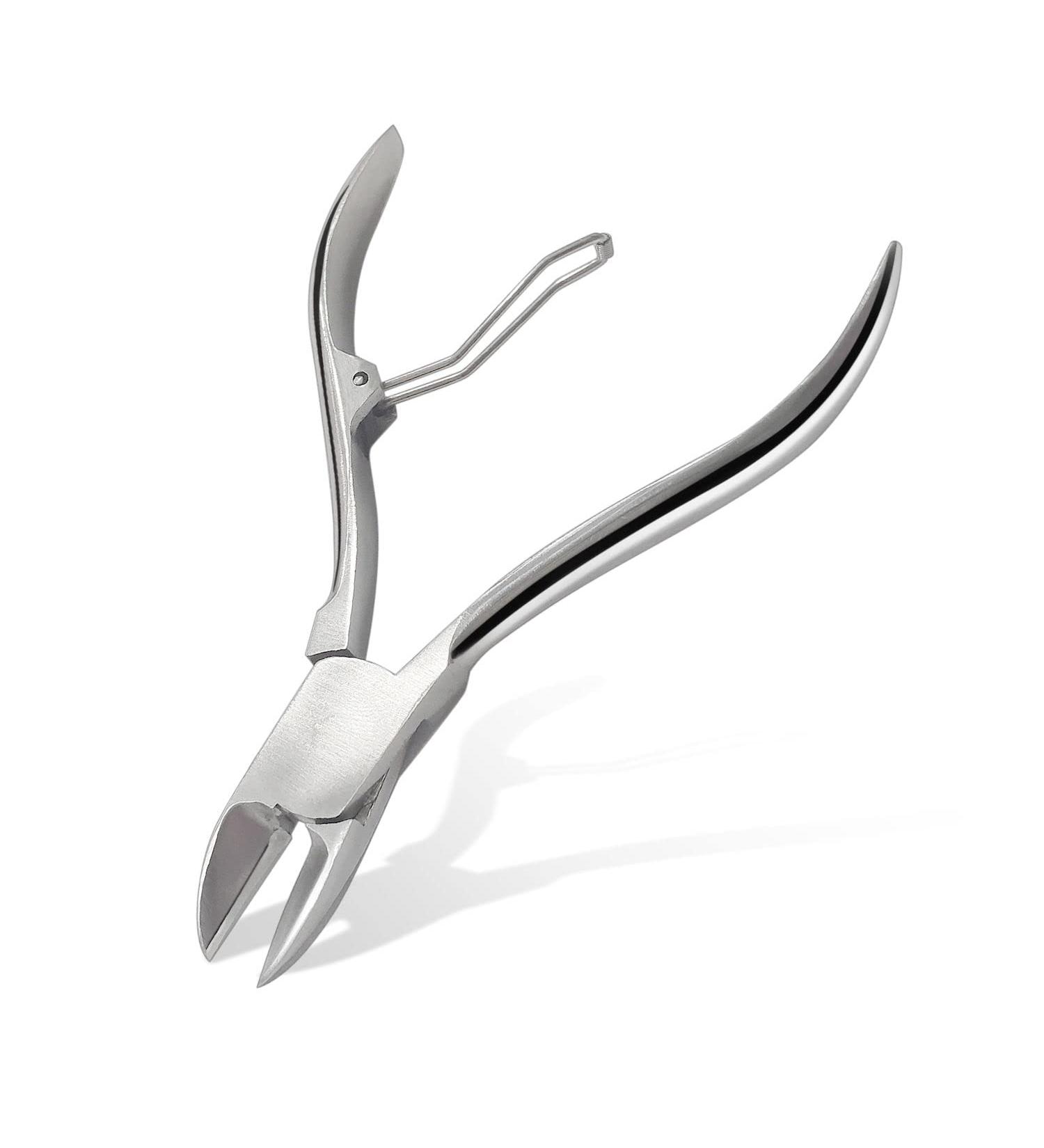 Professional Stainless Steel Cuticle Nippers - Precision Tool for Removing Excess Skin & Barbs on Fingers and Toes | International Shipping - Buy Online on SooperMarket.com