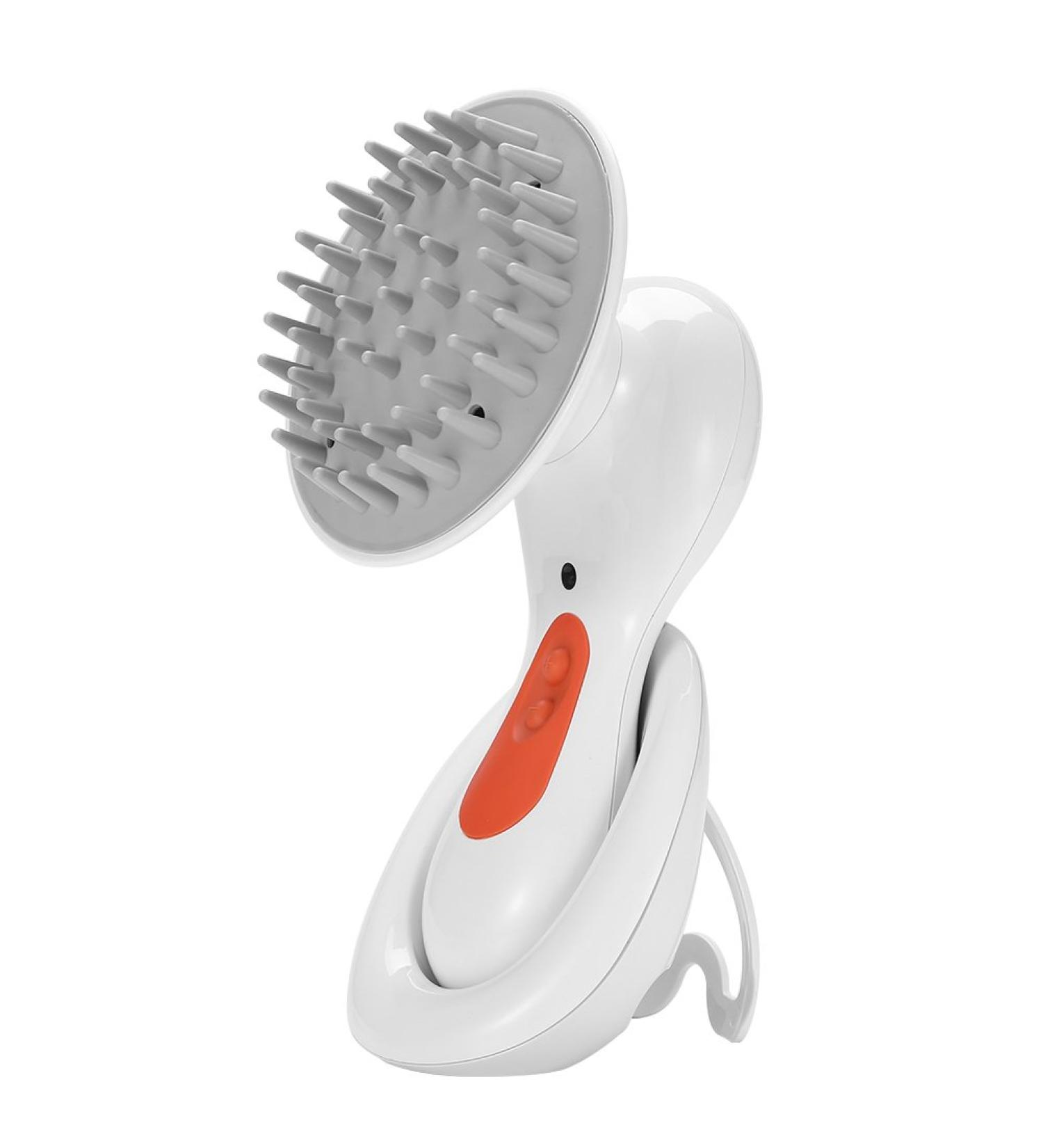 Scalp Massager for Hair Growth Electric Silicone Scalp Exfoliator Manual Shampoo Brush Head Massaging Brush Vibration Scrubber Stress Relieve - Buy Online on SooperMarket.com