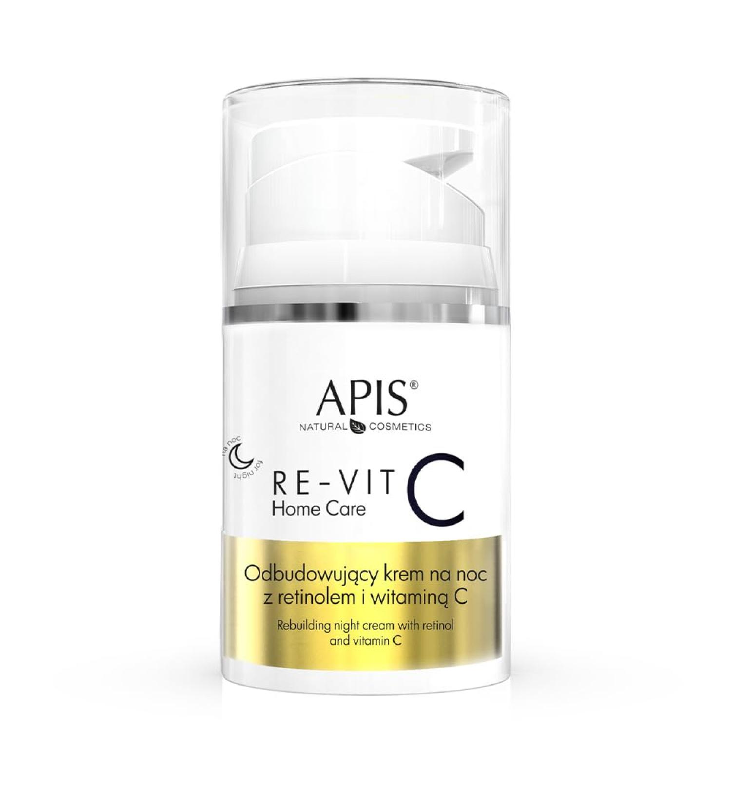 Apis Re-Vit C Rebuilding Night Cream with Vitamin C and Retinol 50ml - Buy Online on SooperMarket.com
