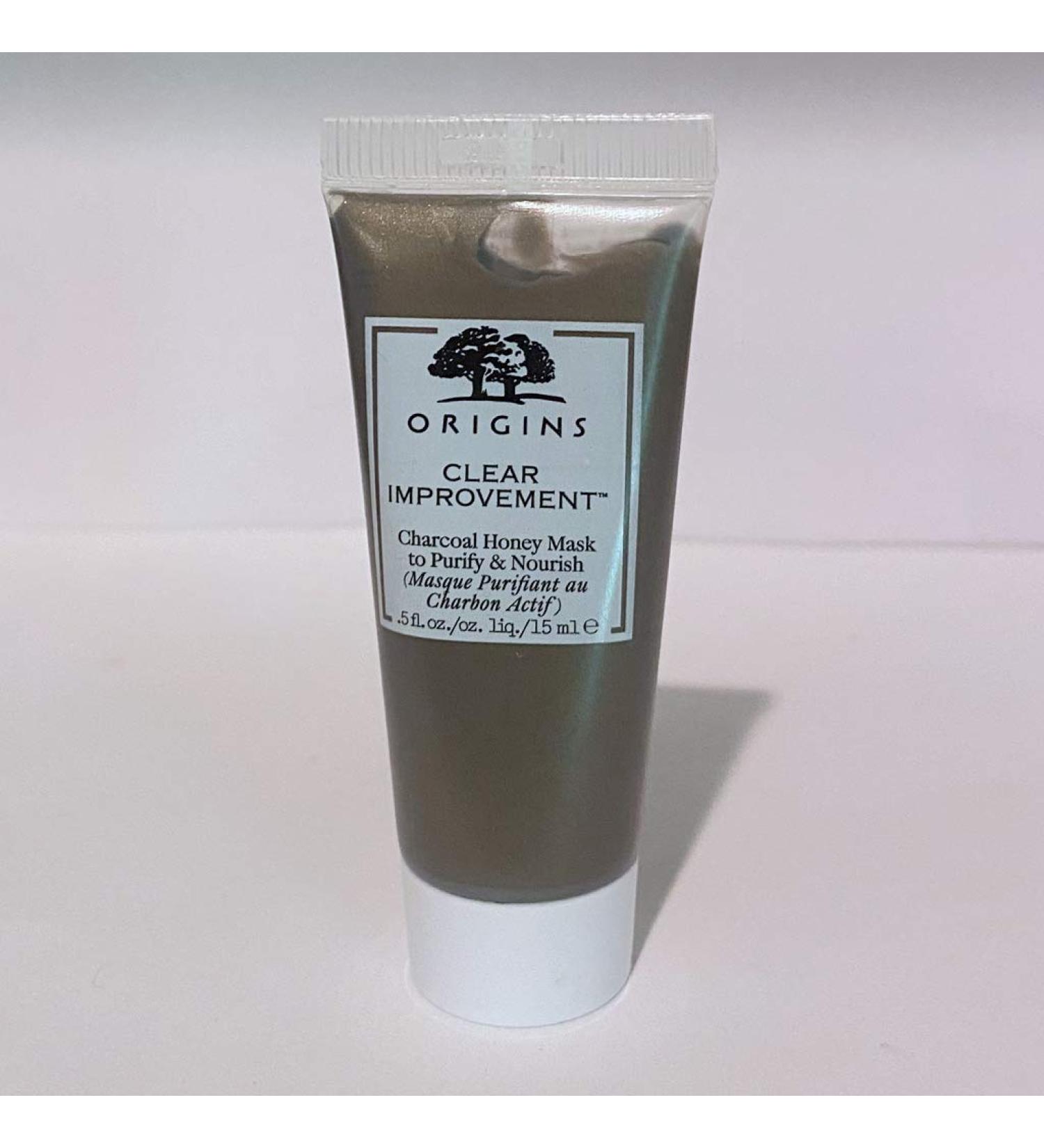Origins Clear Improvement Charcoal Honey Mask to Purify and Nourish 0.5 oz / 15ml