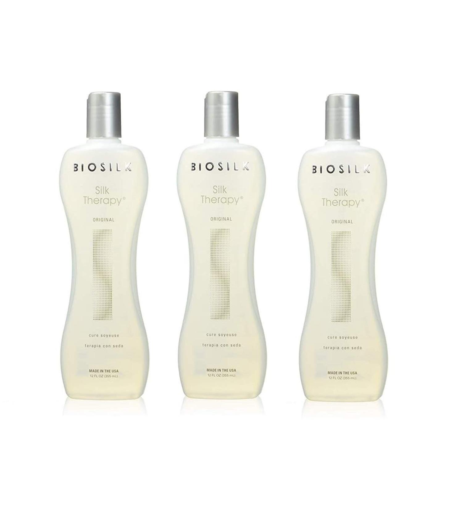 Biosilk Silk Therapy Original Cure, 12 oz (Pack of 3)