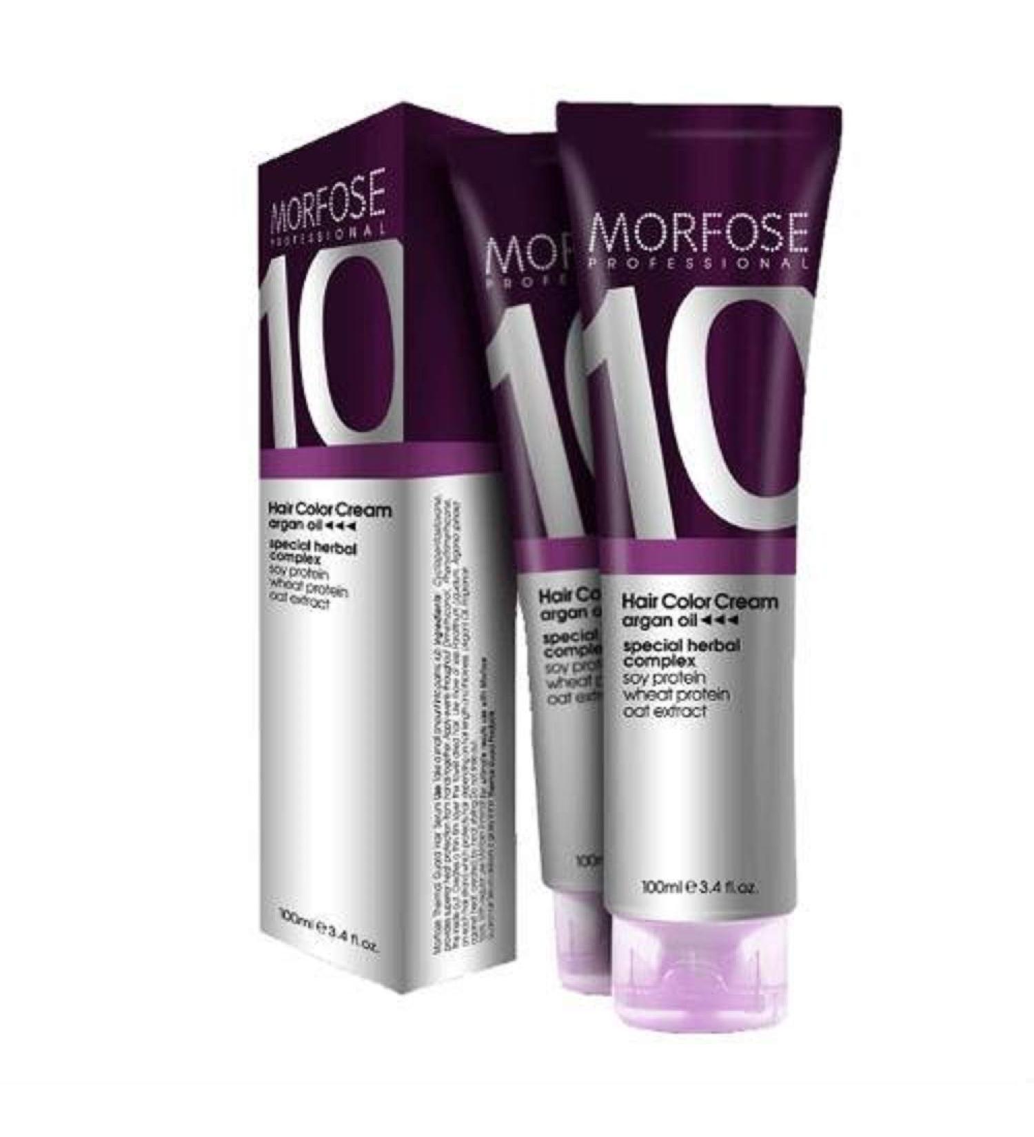 Morfose 10 Professional Hair Colour Cream 100 ml Green - Buy Online on SooperMarket.com