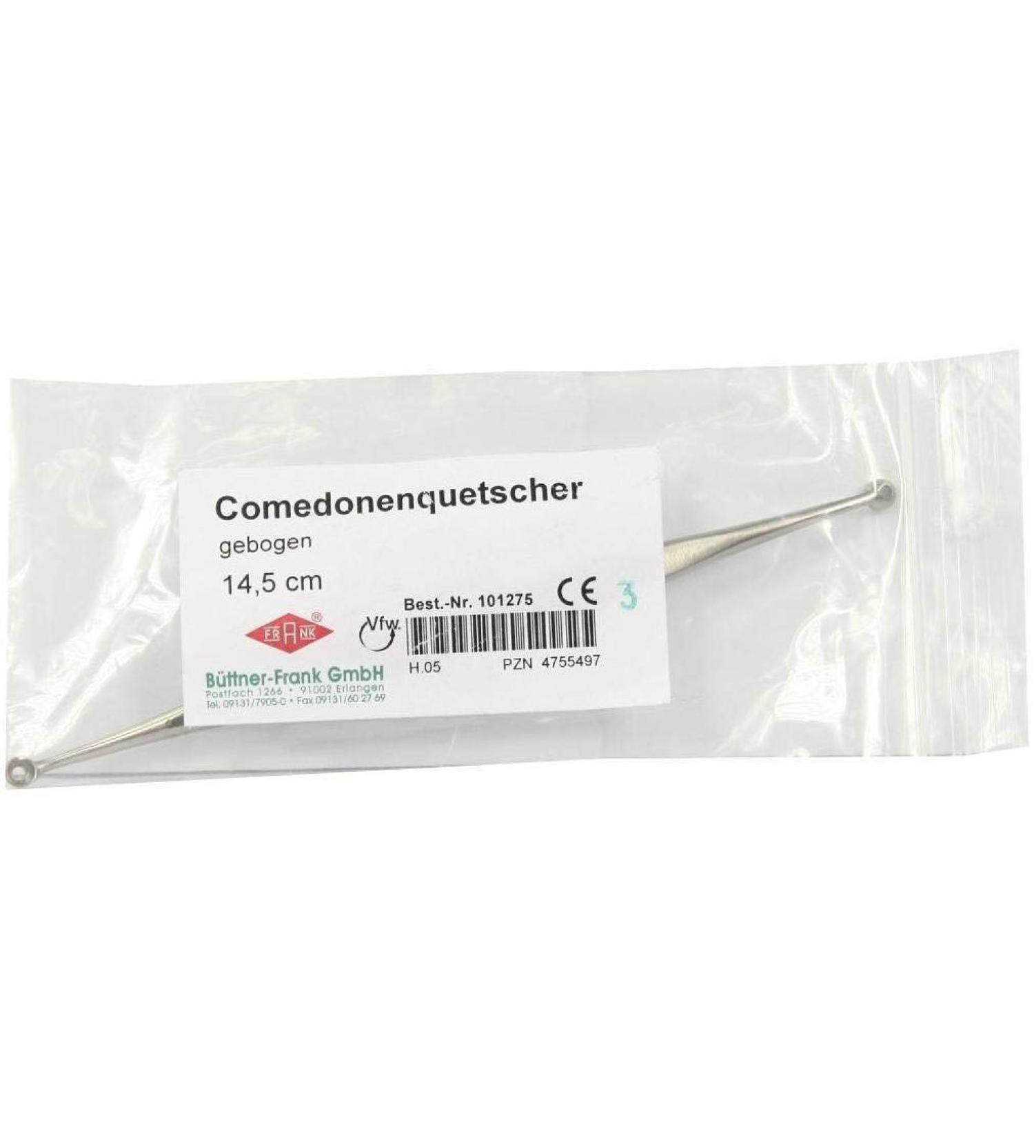 Comedone squeezer bent 1 1 st