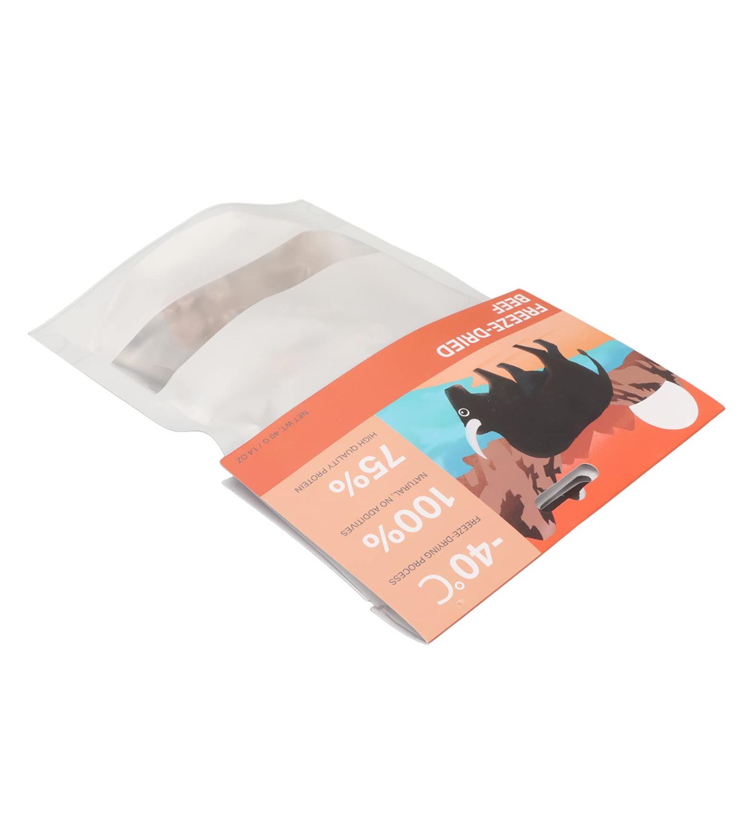 Dog Freeze Dried Food Freeze Dried Beef Grains Meat Treats Pieces High Protein Freeze Dried Meat Dry Pet Food Easy Digestion for Dogs Cats 40g - Buy Online on SooperMarket.com