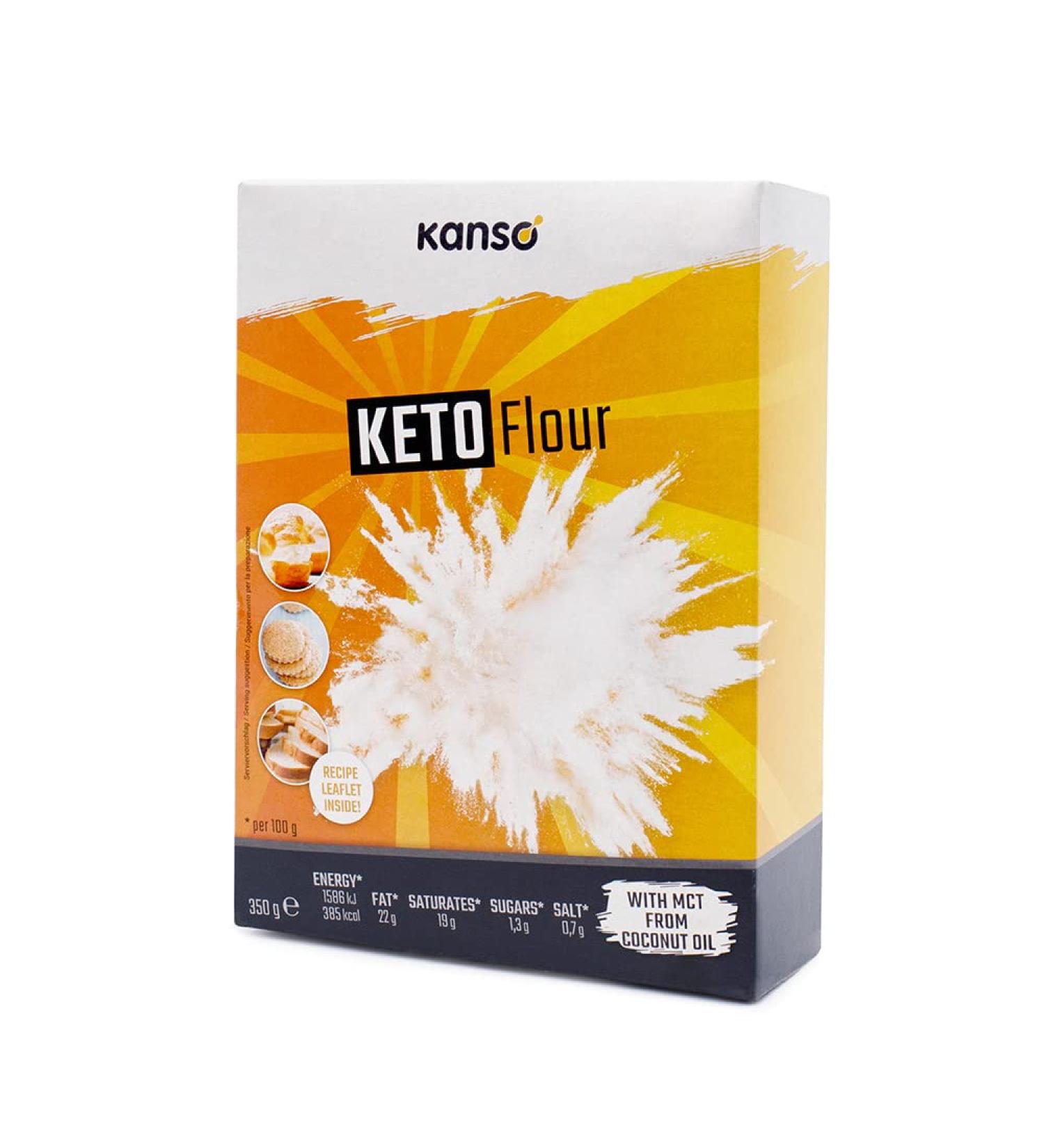 Kanso Keto Baking Mix with MCT from Coconut Oil - 350g | Low Carb Gluten-Free Keto-Friendly Baking - Buy Online on SooperMarket.com