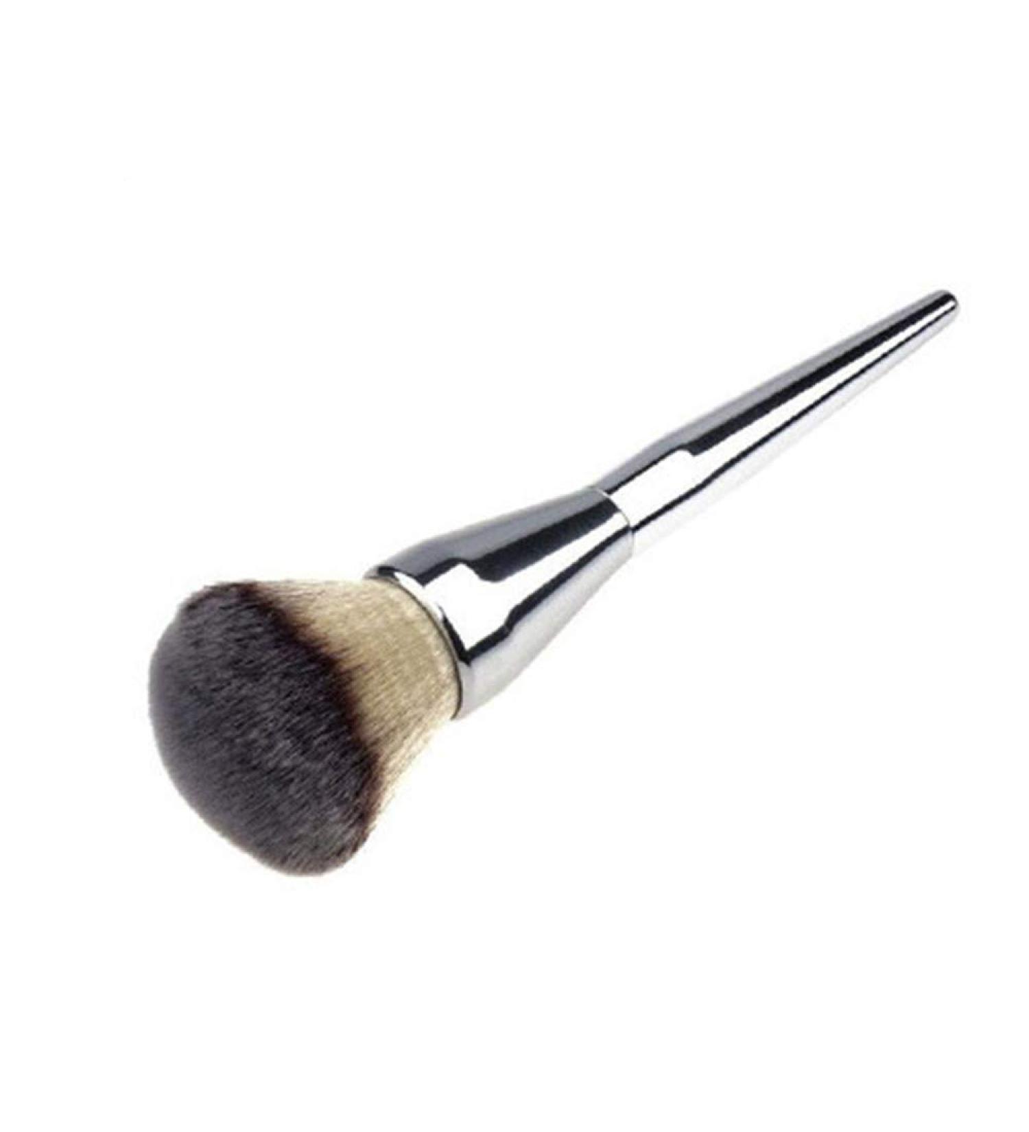 Silver Makeup Brush Foundation Flat Top Face Loose Powder Makeup Brush Silver - Buy Online on SooperMarket.com