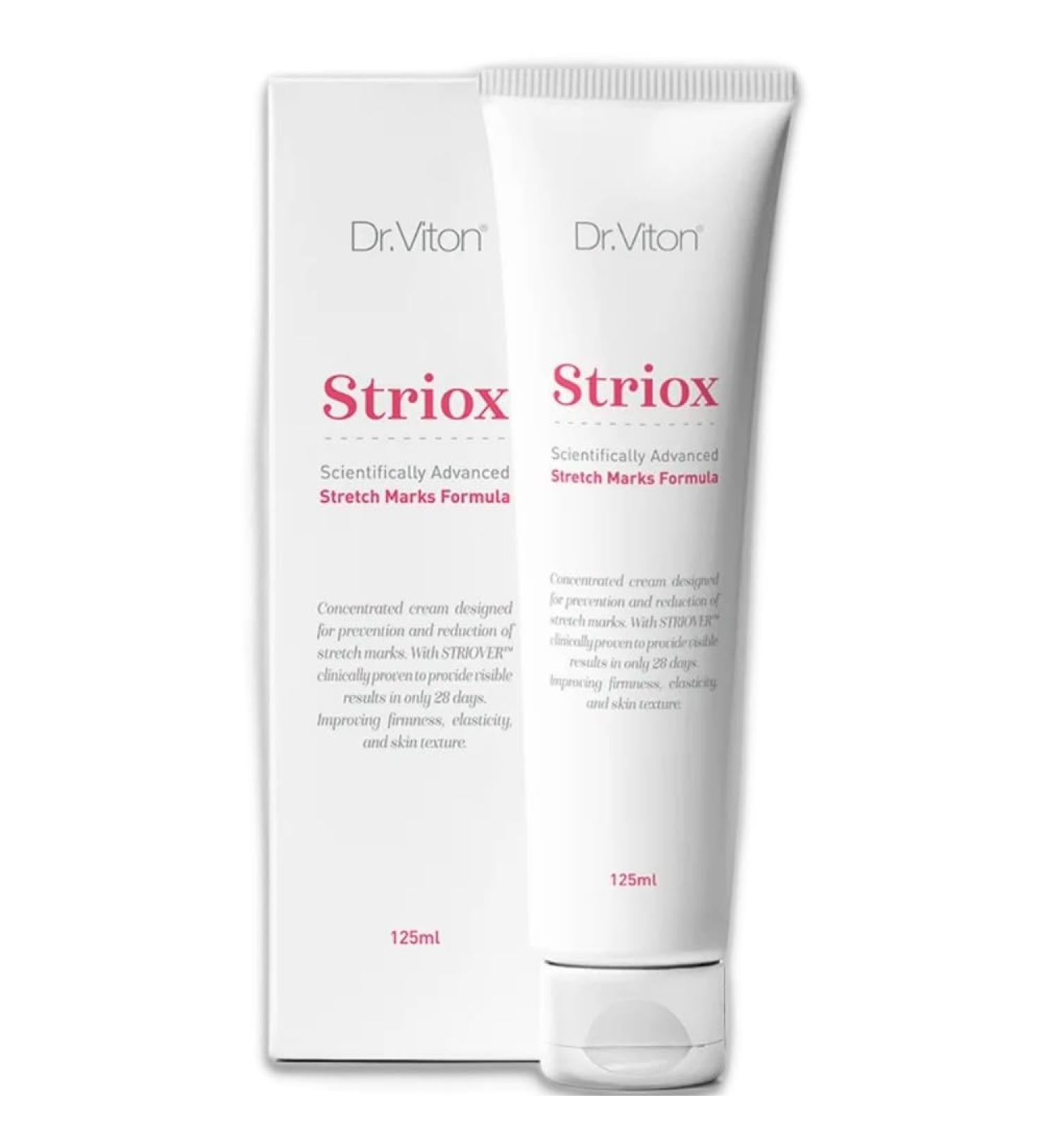 STRIOX Advanced Stretch Marks Cream 4.23 Fl. Oz - Reduce & Prevent Stretch Marks | Buy Internationally - Buy Online on SooperMarket.com