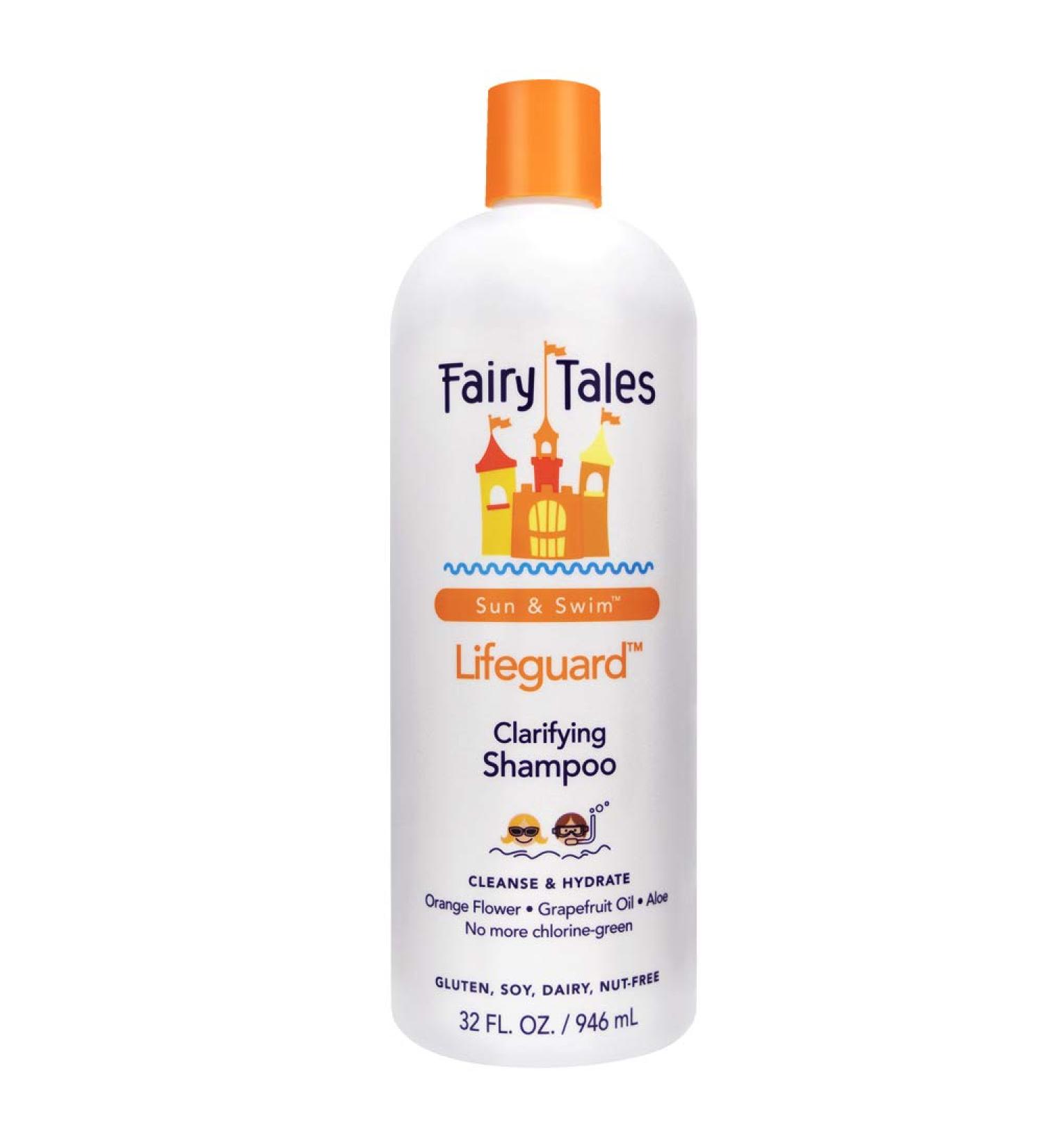 Fairy Tales Swim Shampoo for Kids - 32 oz | USA Made Natural Ingredients | Chlorine Removal for Swimmers | No Parabens, Sulfates, Synthetic Dyes - Buy Online on SooperMarket.com