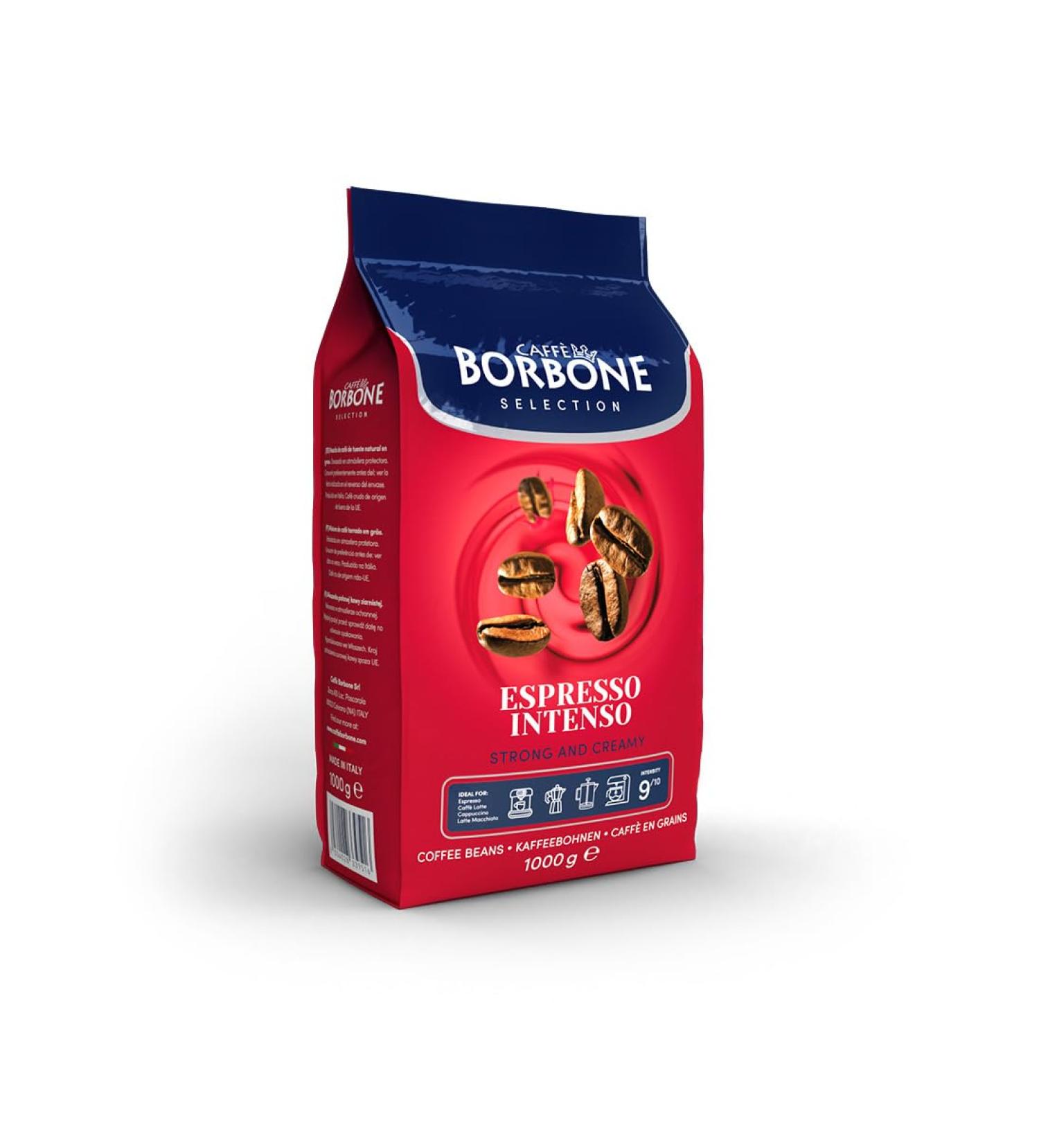 Caffe Borbone Coffee Beans 2.2 Pound (Pack of 1) (Espresso Intenso 9/10) Espresso Intenso 9/10 1 kg (Pack of 1) - Buy Online on SooperMarket.com