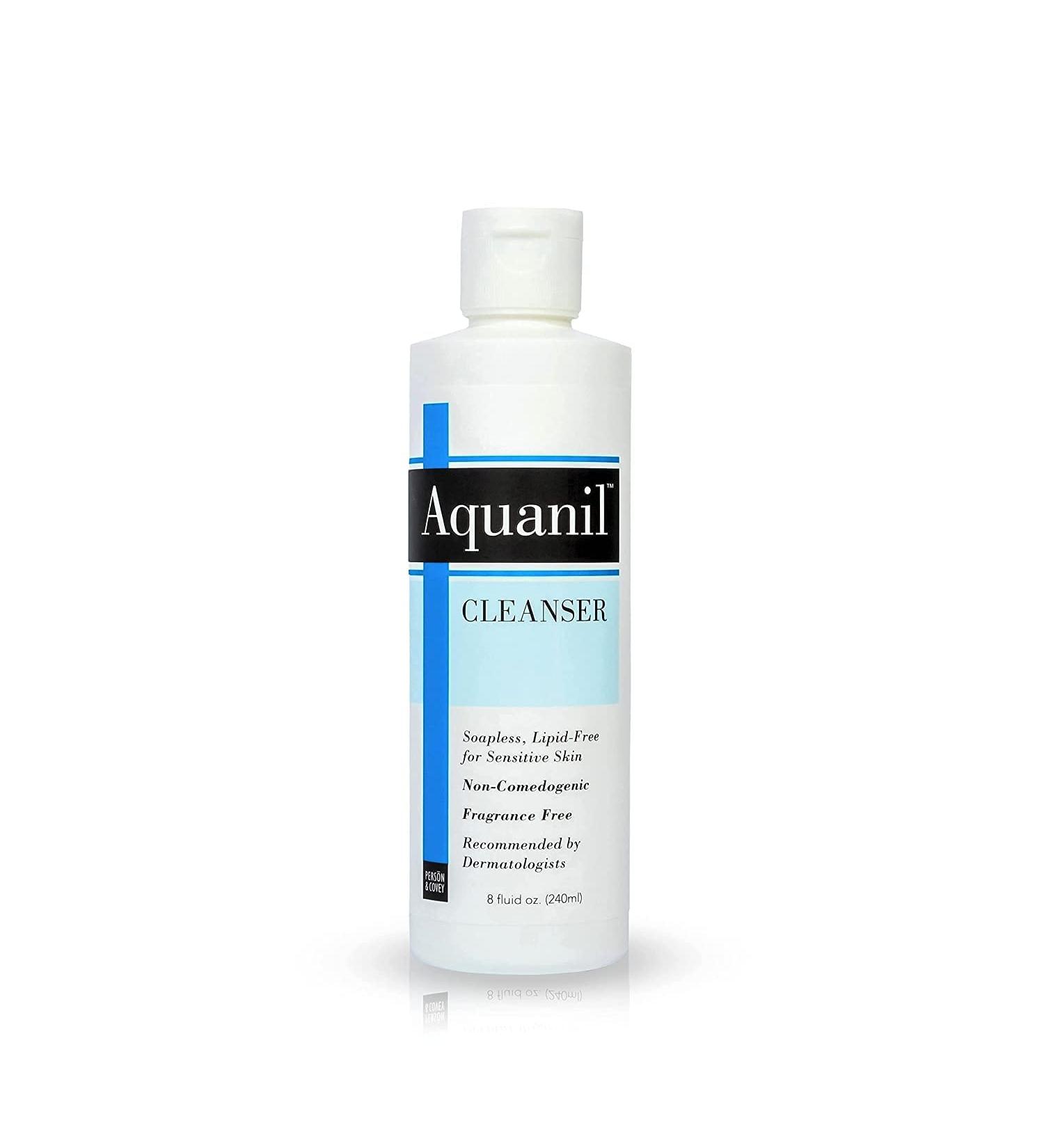 Aquanil Skin Cleanser 8 fl oz (Pack of 2) - Soapless & Lipid-free - Buy Online on SooperMarket.com