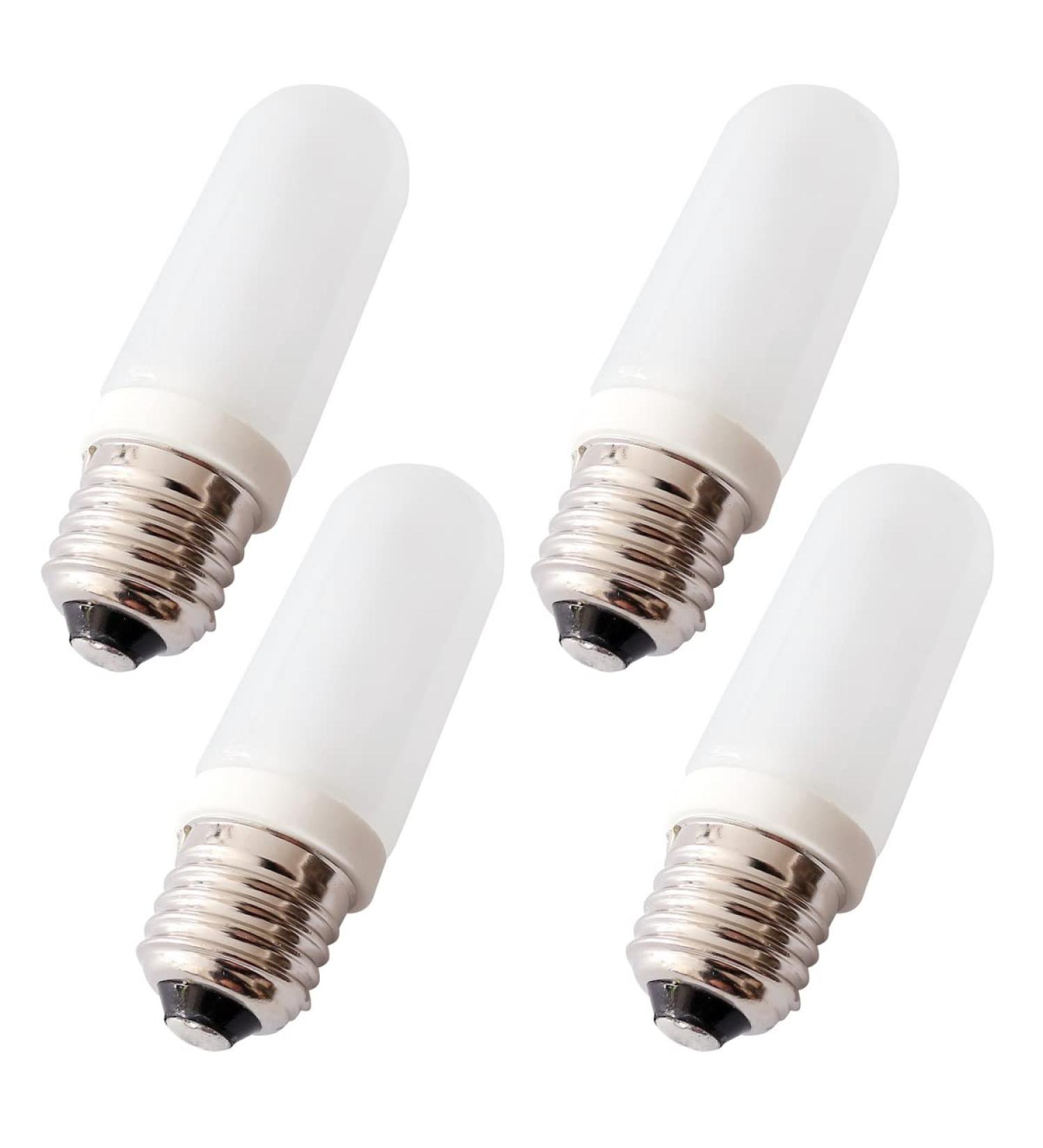 SKYEVER JDD Halogen Lamp Bulb AC 110V-130V E26 150 Watts for Photography Lighting  Modeling Light  Strobe Light and Flash Lamp  Warm White 2900K (4 Pack) - Buy Online on SooperMarket.com