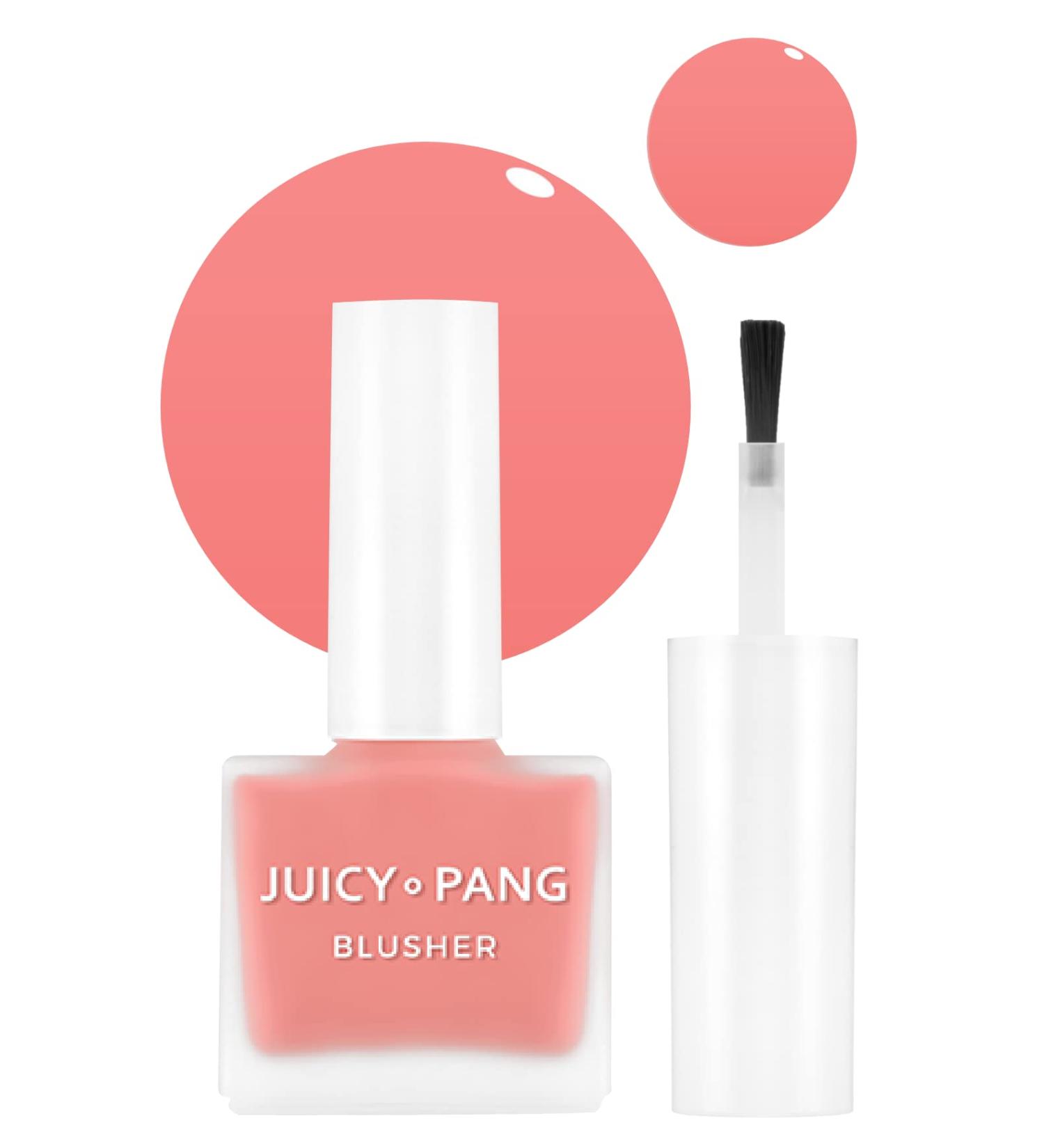 A'PIEU JUICY-PANG WATER BLUSHER (PK04) - Dewey Grapefruit Pearl | Moisturizing & Easy Blending K-Beauty Blusher - Buy Online on SooperMarket.com