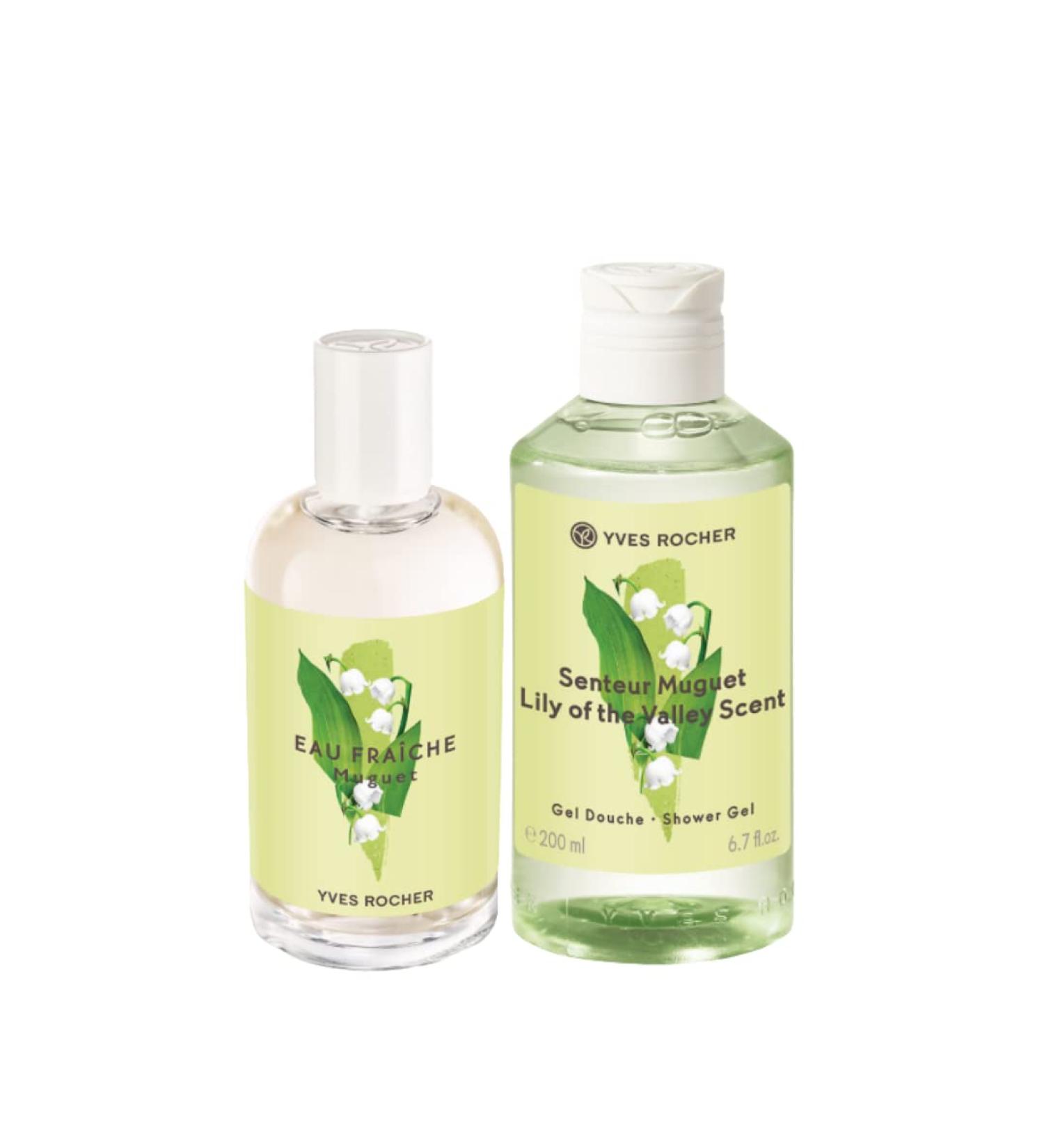 Yves Rocher Lily of the Valley Eau de Toilette and Shower Gel for Women (Set) - Buy Online on SooperMarket.com