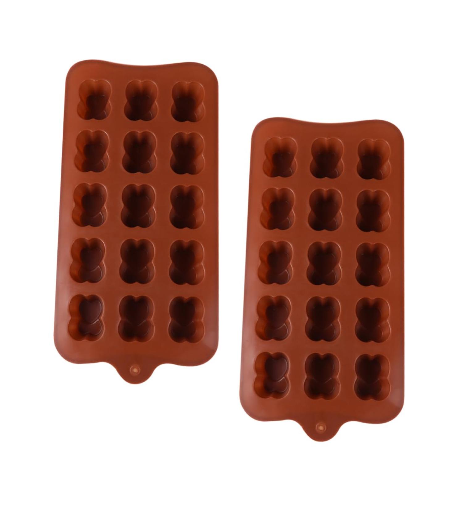MAGICLULU Alphabet Stencils 2pcs Molder Mold for Chocolate Baking Tool para Paletas De Chocolate Non-Stick Molds Chocolate Making Molds Candy Pan Chocolate Ball Brownie 3D Bakeware - Buy Online on SooperMarket.com