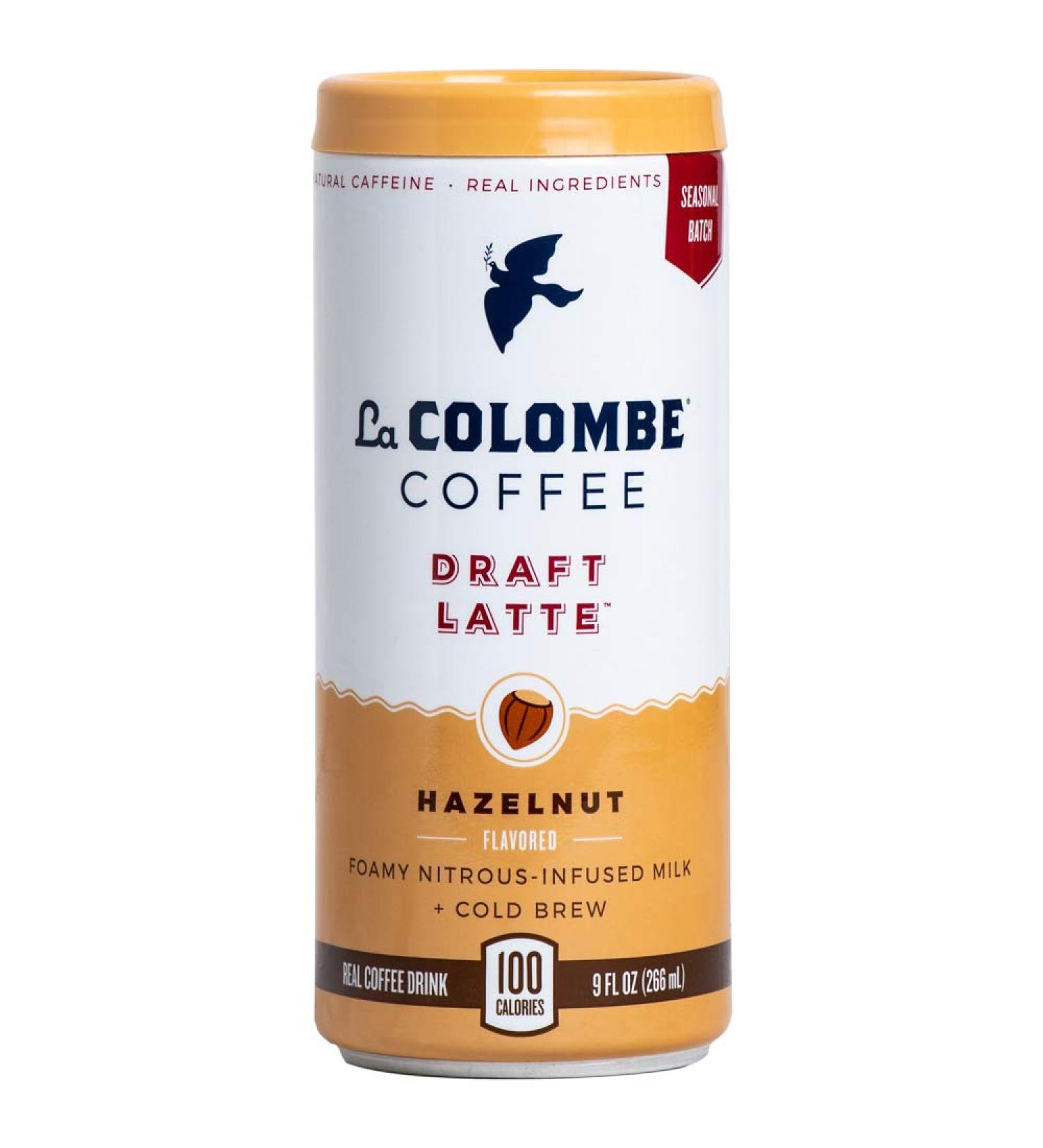 La Colombe Hazelnut Draft Latte 9oz 12ct - Cold-Pressed Espresso & Frothed Milk with Hazelnut Flavor - Grab-and-Go Coffee - Buy Online on SooperMarket.com