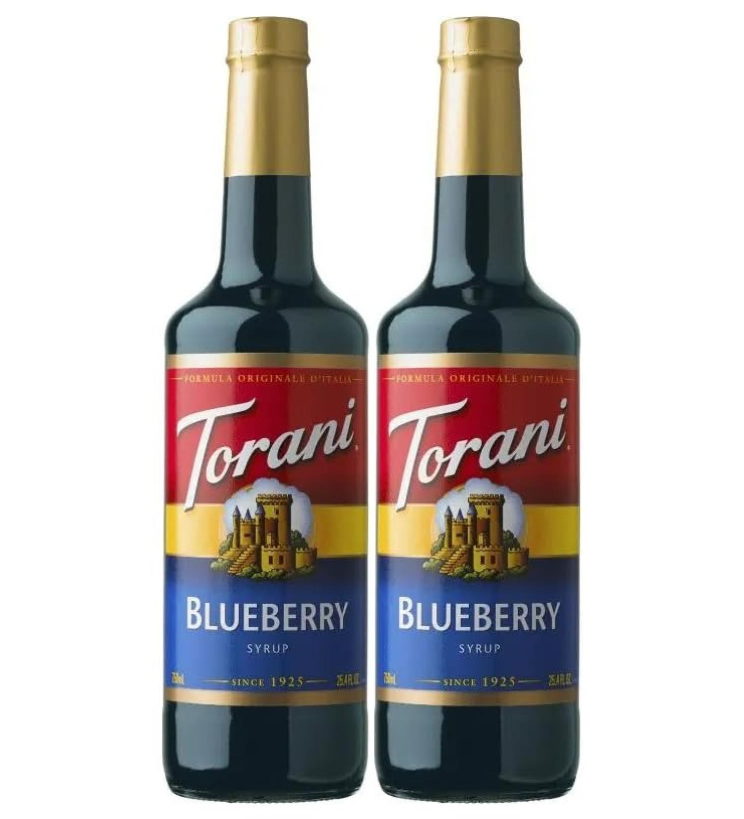 Torani Blueberry Flavour Syrup 750ml 2 Pack - Buy Online on SooperMarket.com