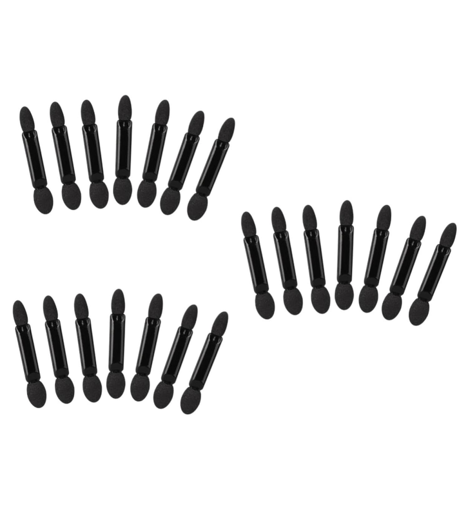 Angoily 150 pcs Eyeshadow Brush Eye Sponge Double-ended Shadow Makeup Tipped Black 50pcsx3pcs Blackx3pcs - Buy Online on SooperMarket.com