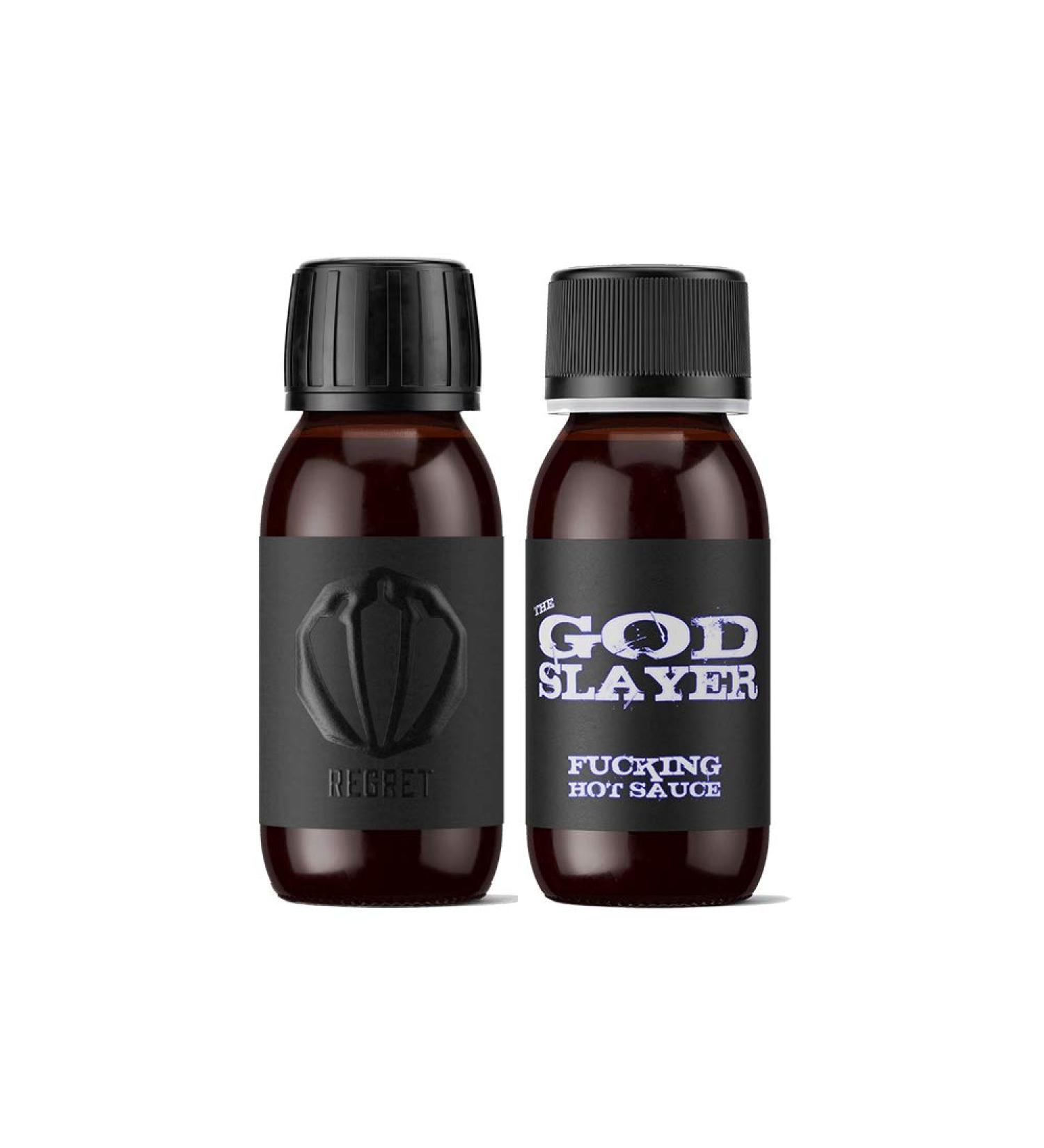 Wiltshire Chilli Farm - Extreme Hot Chilli Sauce Twin Pkt - God Slayer and Regret - Buy Online on SooperMarket.com
