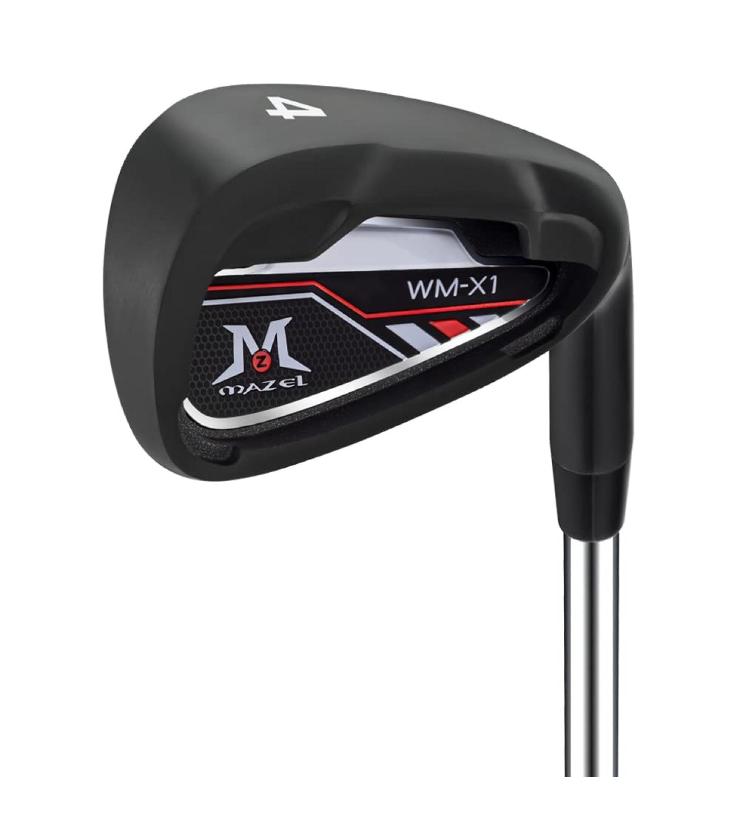 MAZEL WM-X1 Golf Iron Set - Right Handed Black #4 Steel Flex - Buy Online on SooperMarket.com