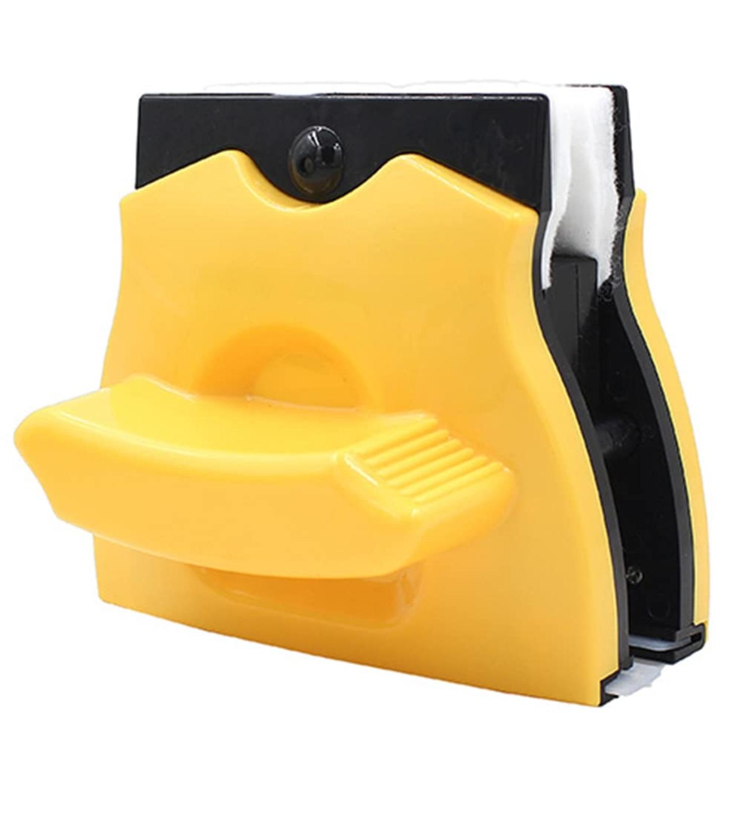 Closer Windows Cleane Tool Magnetic Windows Wiper Household Glass Brush Double Side Windows Cleaning Brush Yellow - Buy Online on SooperMarket.com