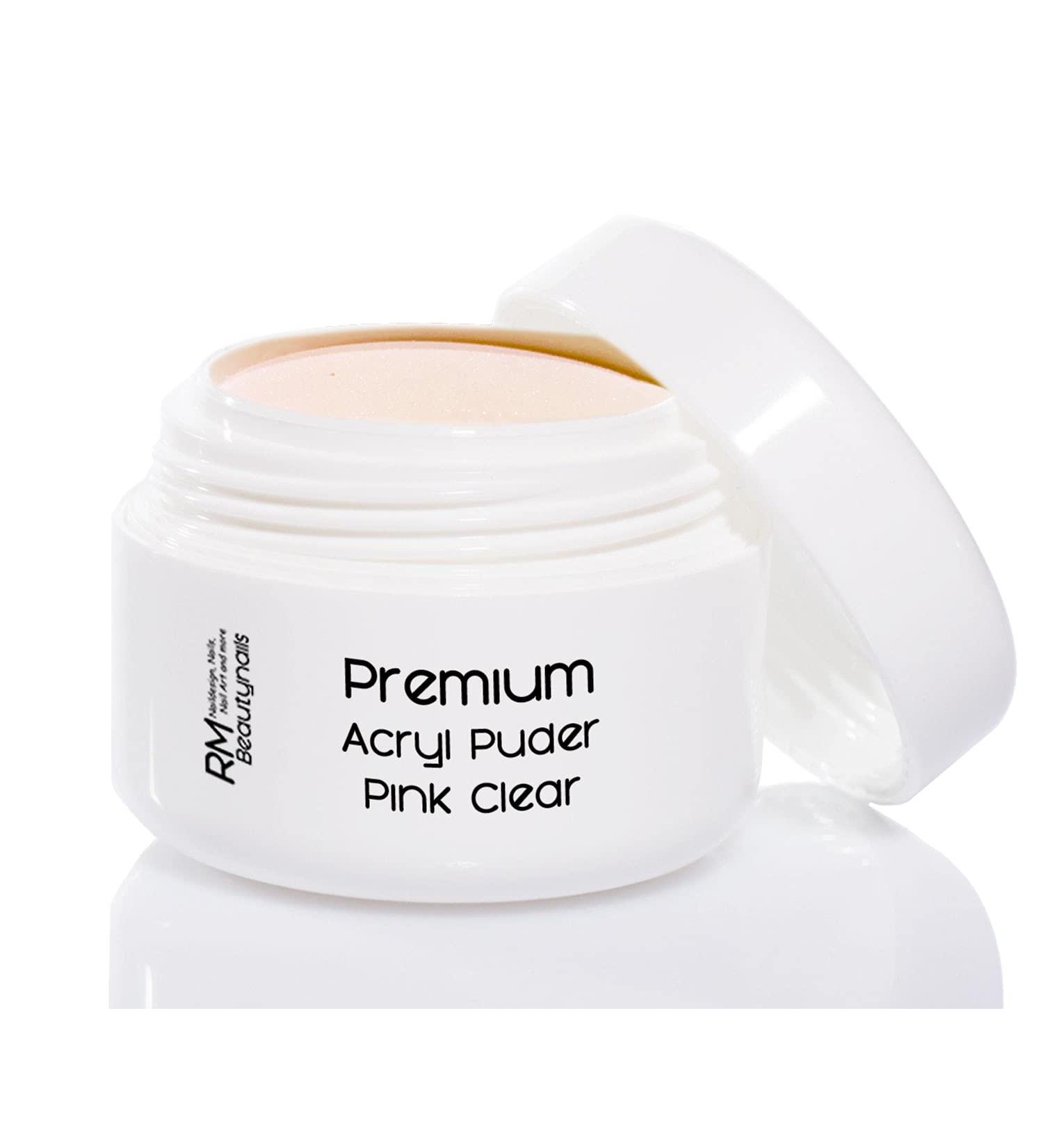 180g Acrylic Powder Pink Clear for nail design in studio quality 180 g (1 pack)