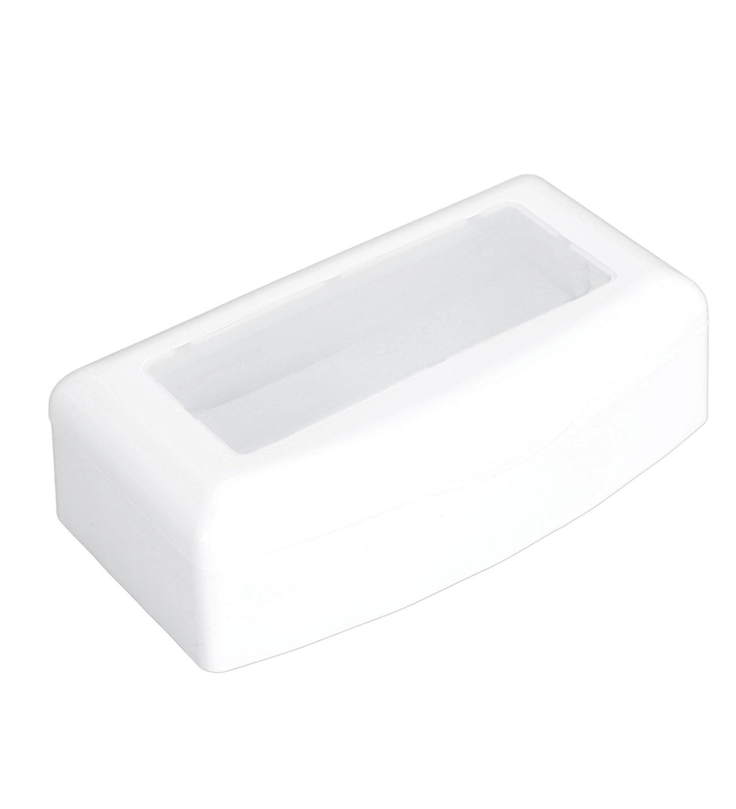 Nail Tool Cleaning Tray Multifunctional Long Life Easy Clean Makeup Tool Needle Cleaning Box for Travel (White) - Buy Online on SooperMarket.com