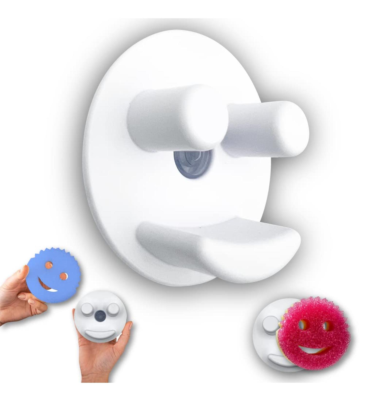 Sponge Caddy 1pk - Suction Cup Installation - White Color - Storage Theory - (Pack of 1) - Buy Online on SooperMarket.com