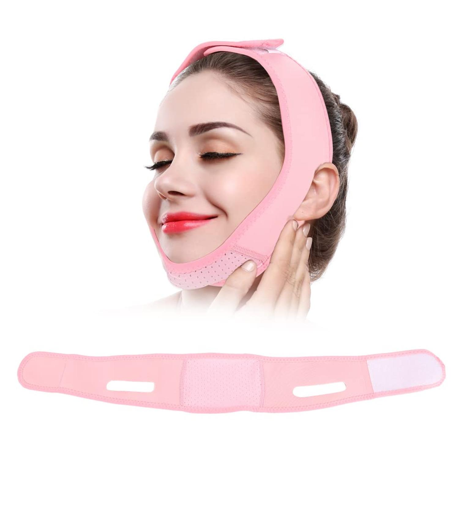 Facial Slimming Mask & Bandage for Double Chin - Weight Loss Face Care - Buy Online on SooperMarket.com