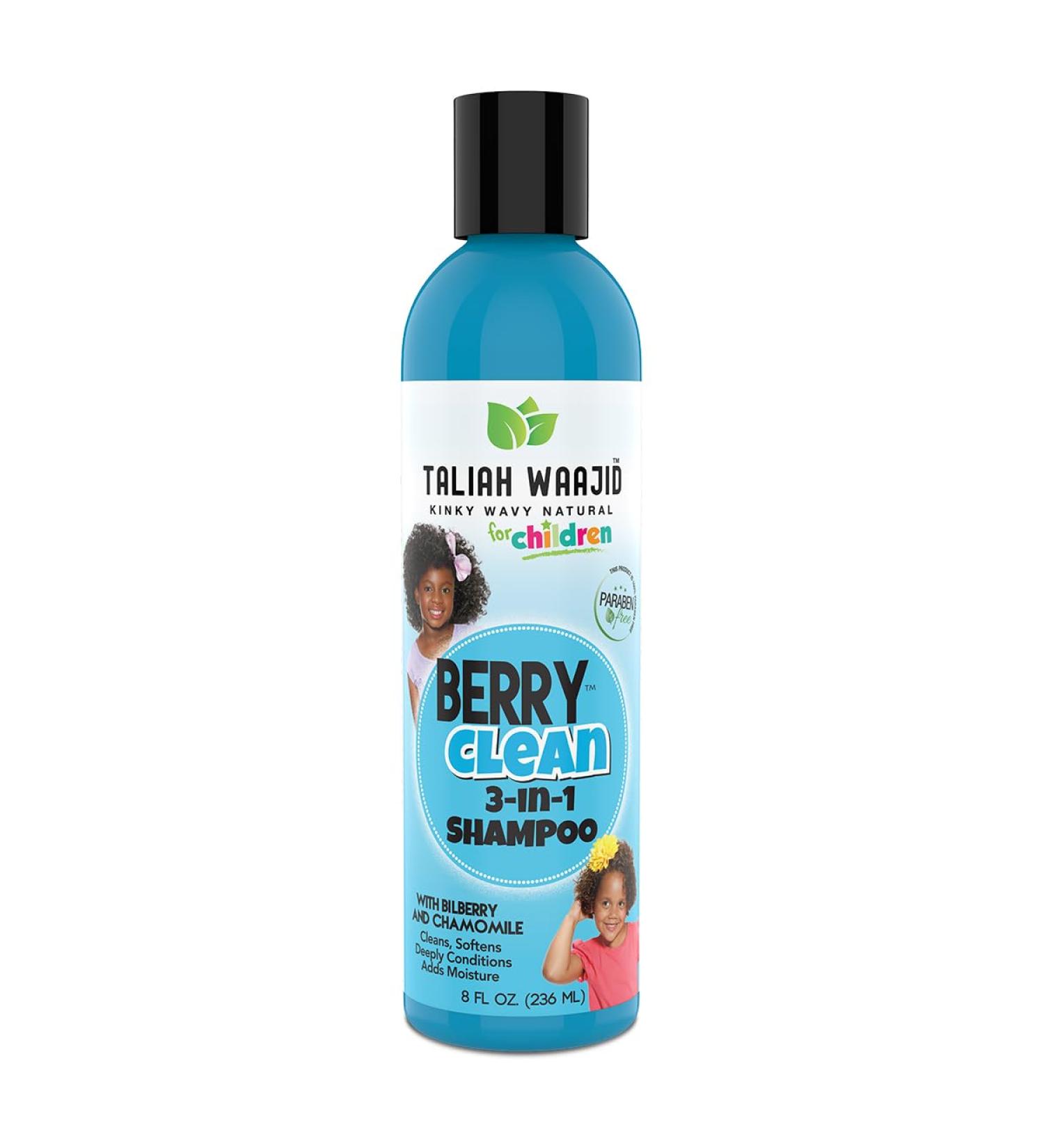 Taliah Waajid Kinky Wavy Natural Clean Three in One Berry 8 Ounce