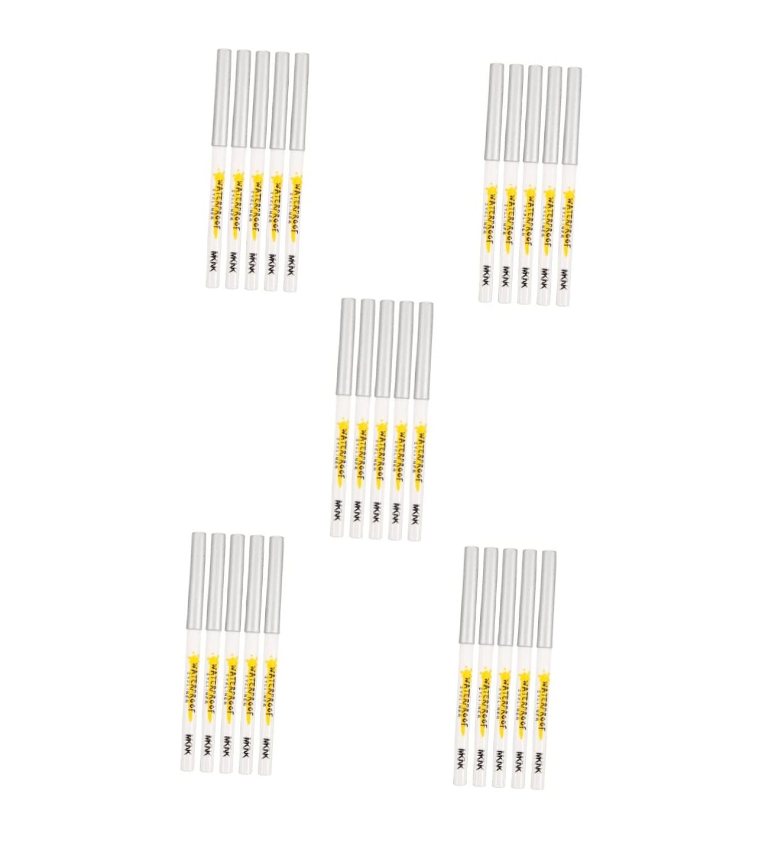 Baluue 25 Pcs White Lying Silkworm Pen White Eyeliner Eye Shadow Cosmetics White Eye Shadow Makeup Pen Abs - Buy Online on SooperMarket.com