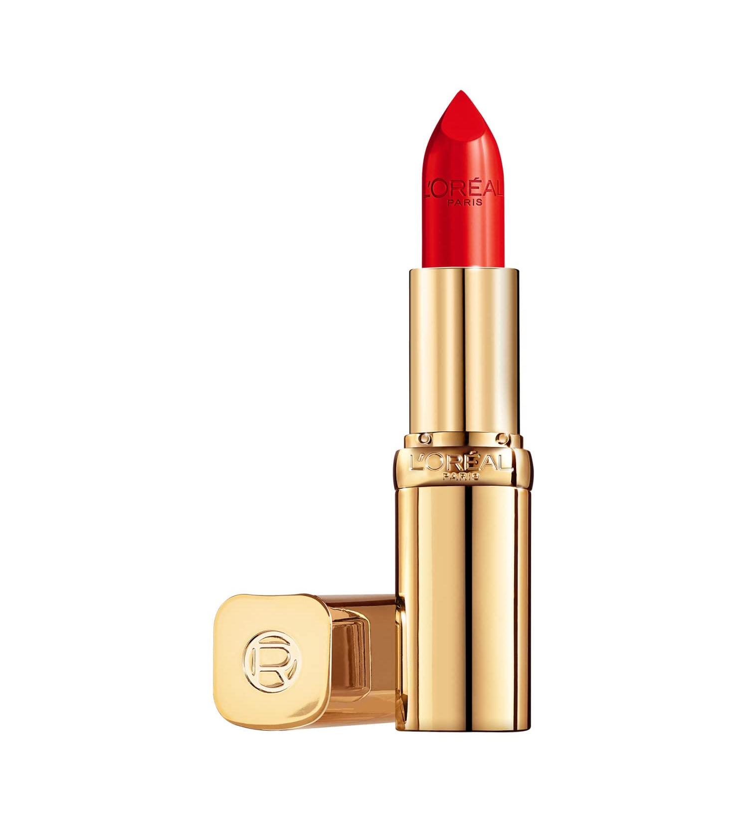 L'Oreal Paris Color Riche Satin Lipstick Maison Marais 125 Red Soft And Ultra Hydrating Red 1 count (Pack of 1) - Buy Online on SooperMarket.com