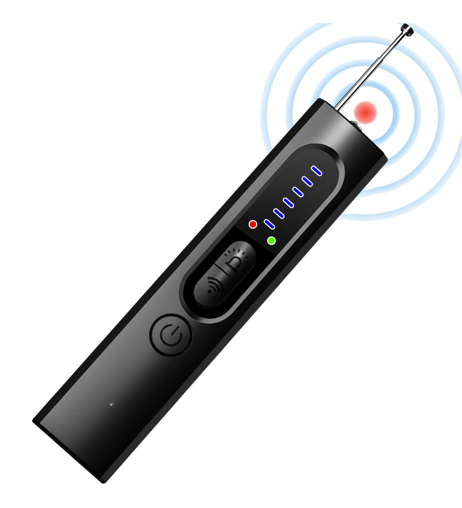 WGP Hidden Camera Detector - Anti Spy Device with 5 Sensitivity Levels - RF Detector for Home, Office, and Travel - 25H Working Time - Black - Buy Online on SooperMarket.com