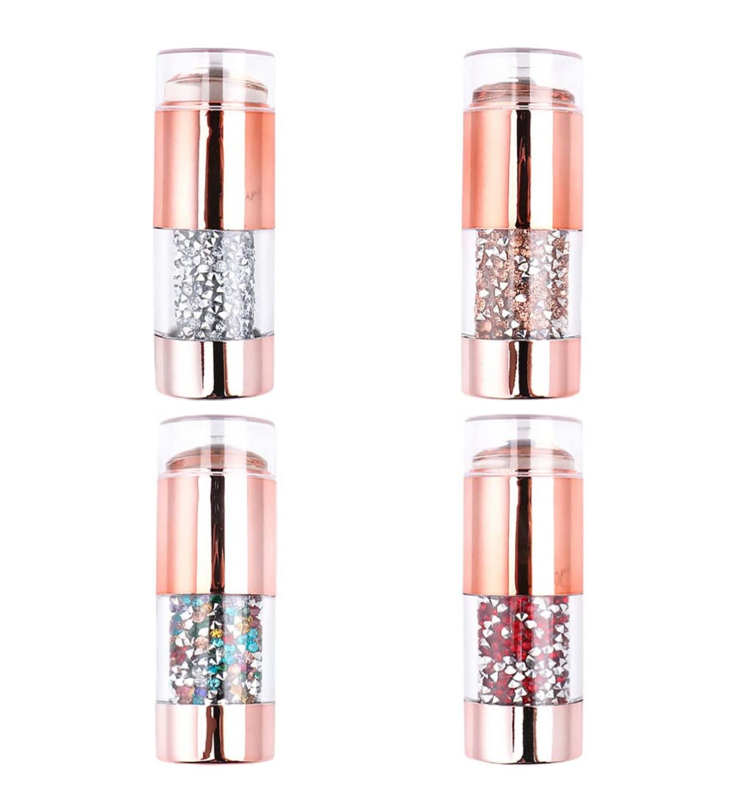 Beavorty 4-Piece Double-Headed Silicone Nail Stamp Set | Clear Manicure Art & DIY Nail Design - Buy Online on SooperMarket.com
