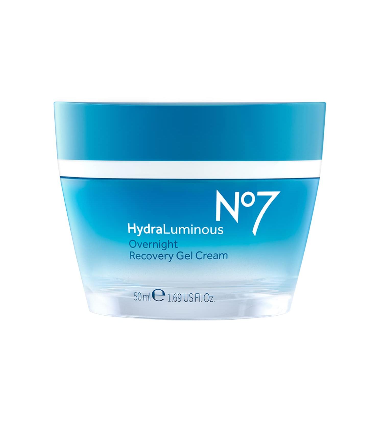 No7 Hydraluminous Overnight Recovery Gel Cream with Vitamin C & E - 1.69 fl oz - Buy Online on SooperMarket.com